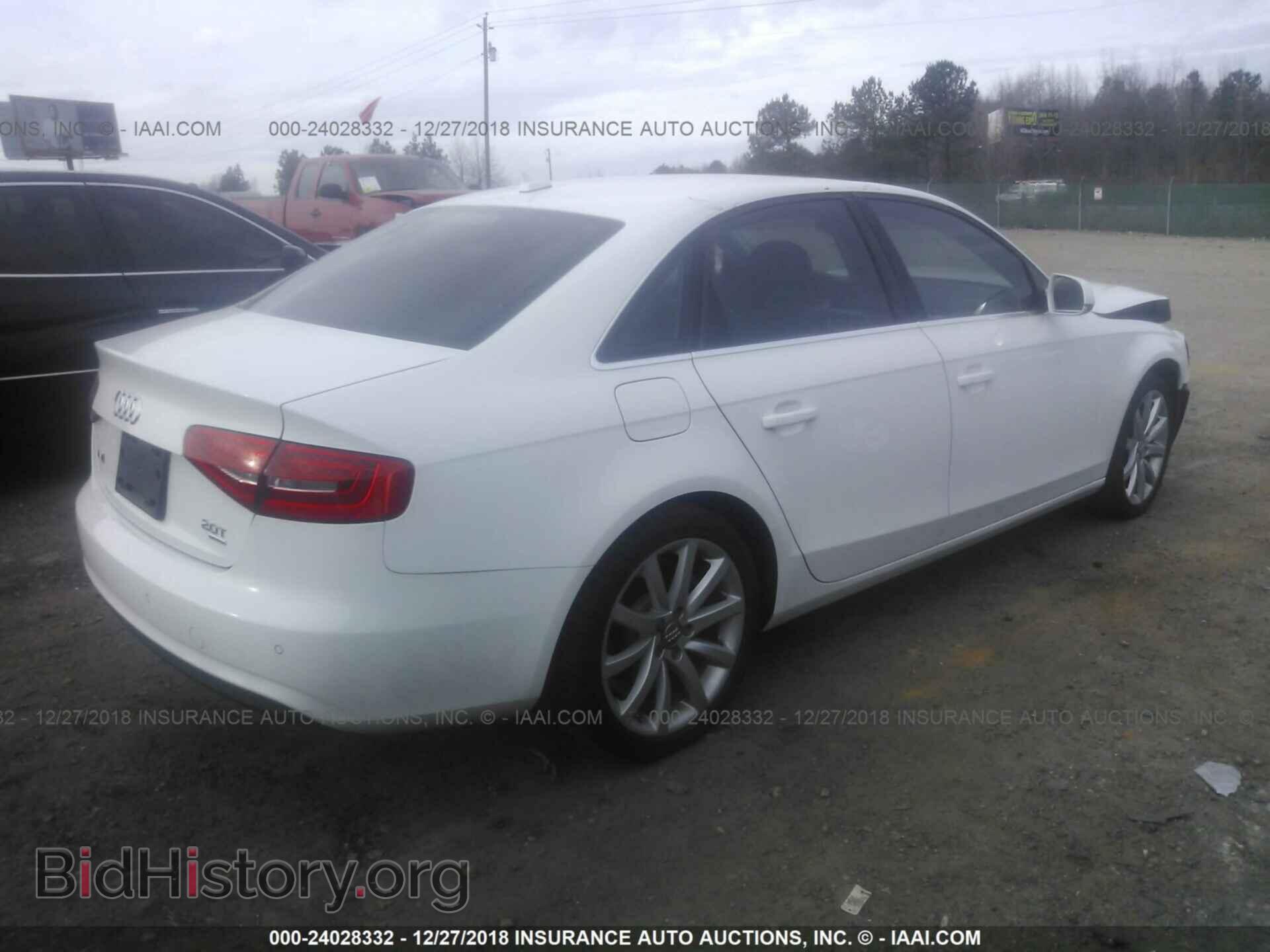 2013 AUDI A4 - VIN: WAUFFAFL9DN005154 - Фото 4