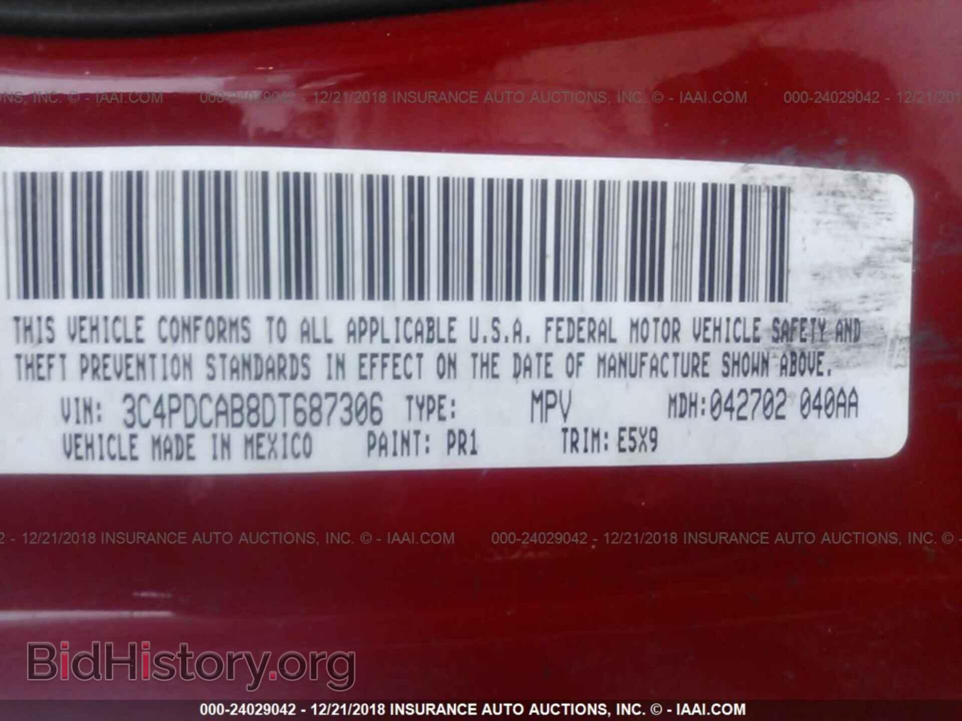 2013 DODGE JOURNEY - VIN: 3C4PDCAB8DT687306 - Photo 9
