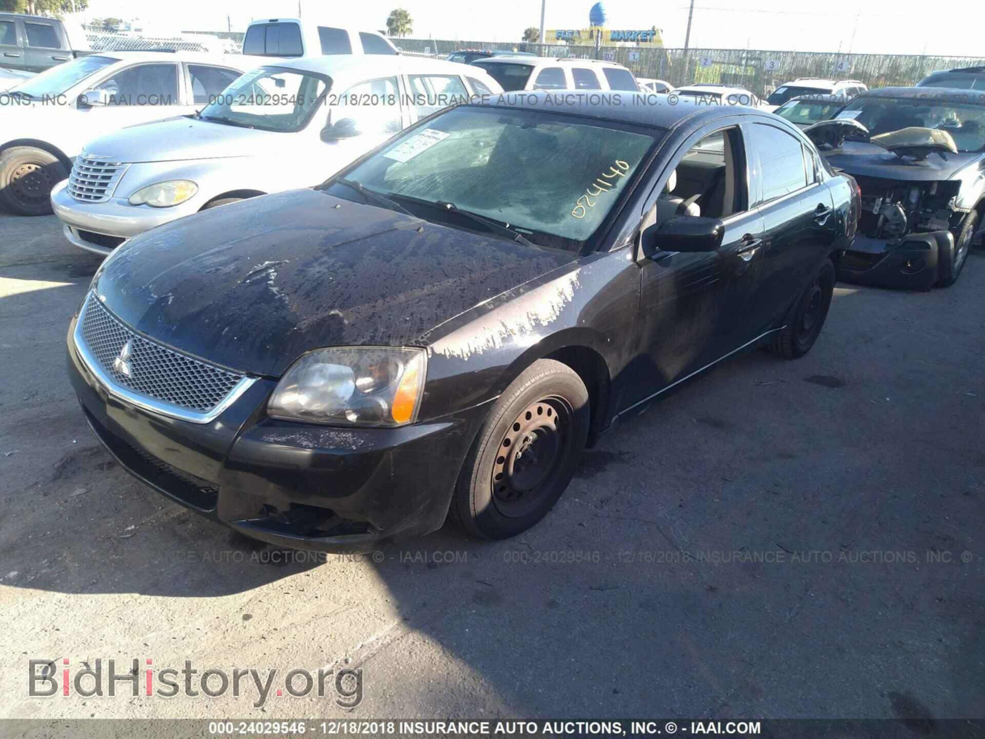 2012 Mitsubishi Galant - VIN: 4A32B3FF7CE024140 - Фото 2