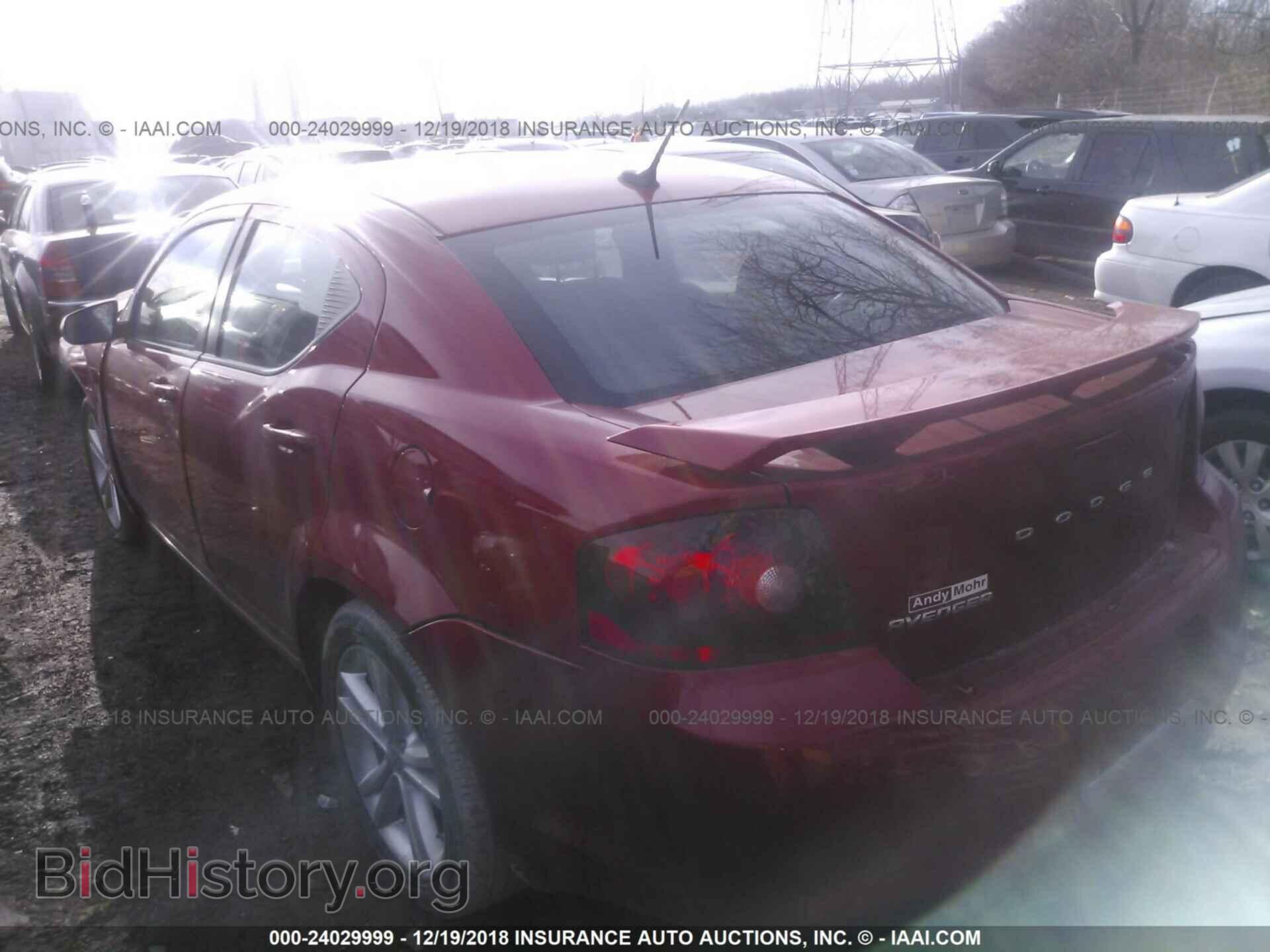 2012 DODGE AVENGER - VIN: 1C3CDZAG5CN315888 - Фото 3