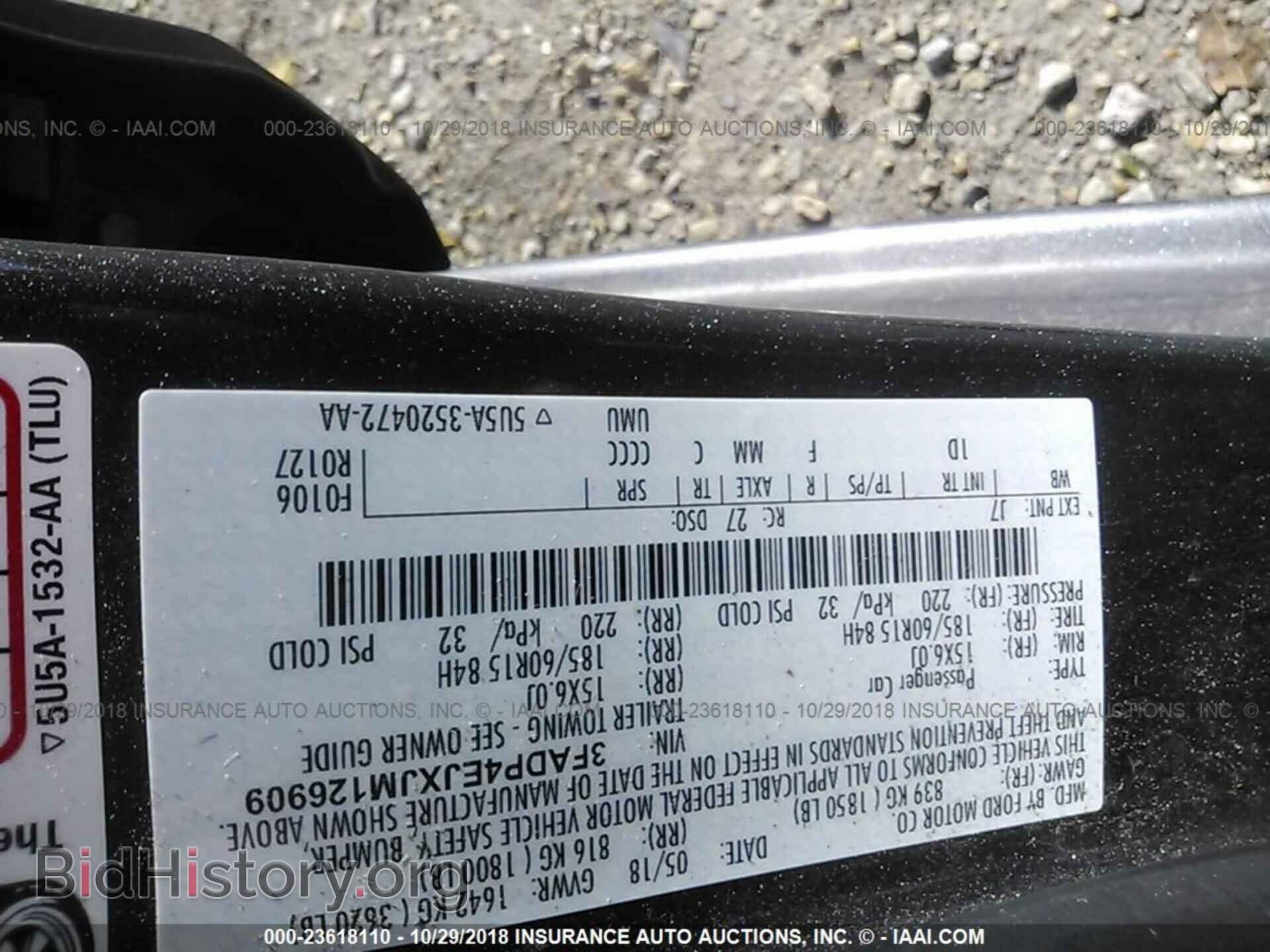 2018 FORD FIESTA - VIN: 3FADP4EJXJM126909 - Photo 9