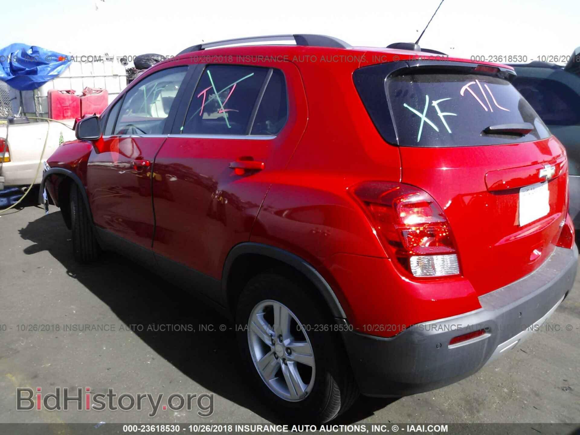 2015 CHEVROLET TRAX - VIN: 3GNCJLSB0FL231428 - Фото 3