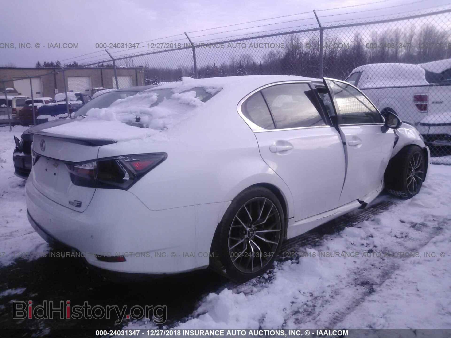 2016 LEXUS GS-F - VIN: JTHBP1BL4GA001334 - Фото 4