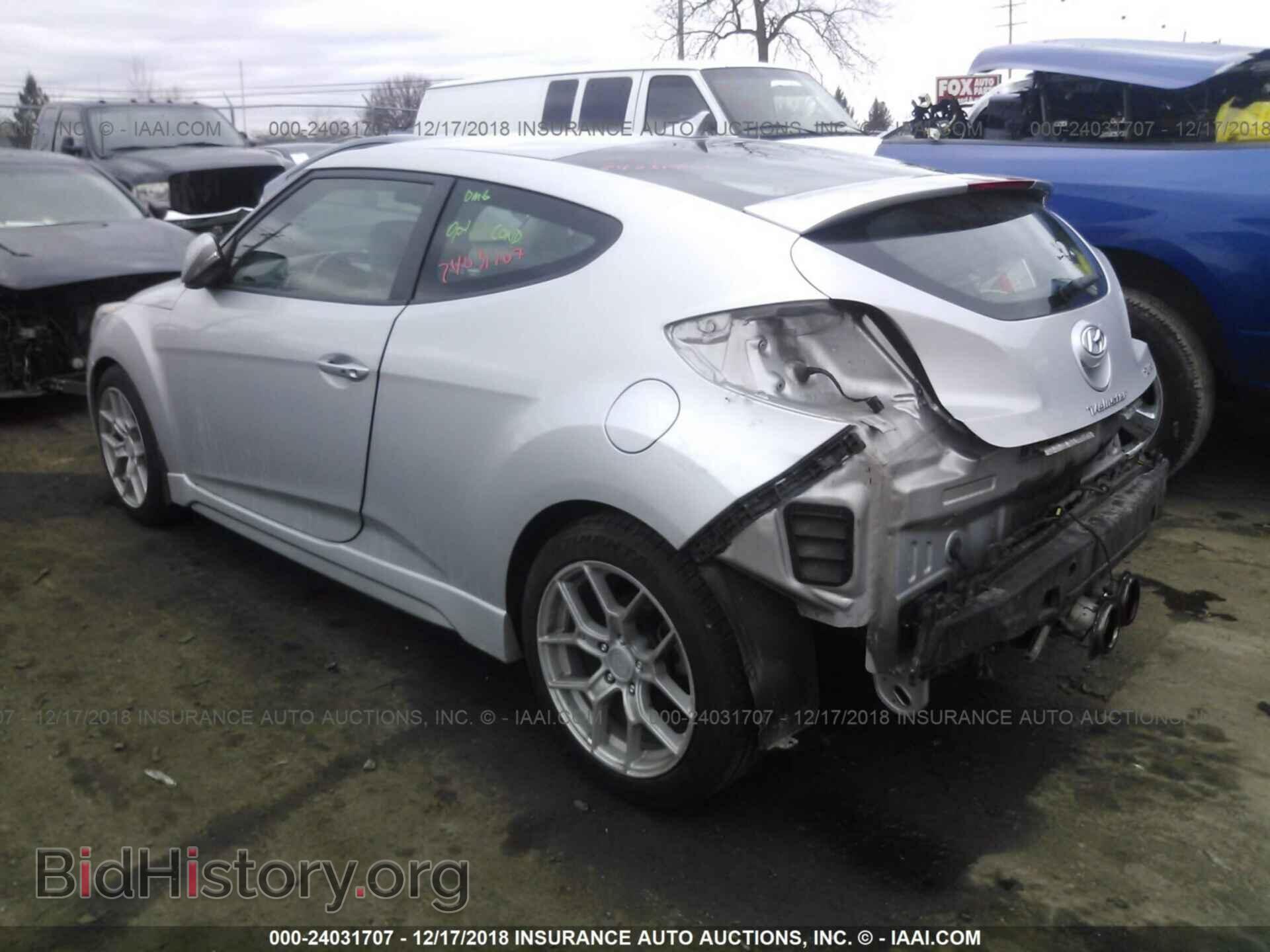 2013 HYUNDAI VELOSTER - VIN: KMHTC6AEXDU162388 - Фото 3