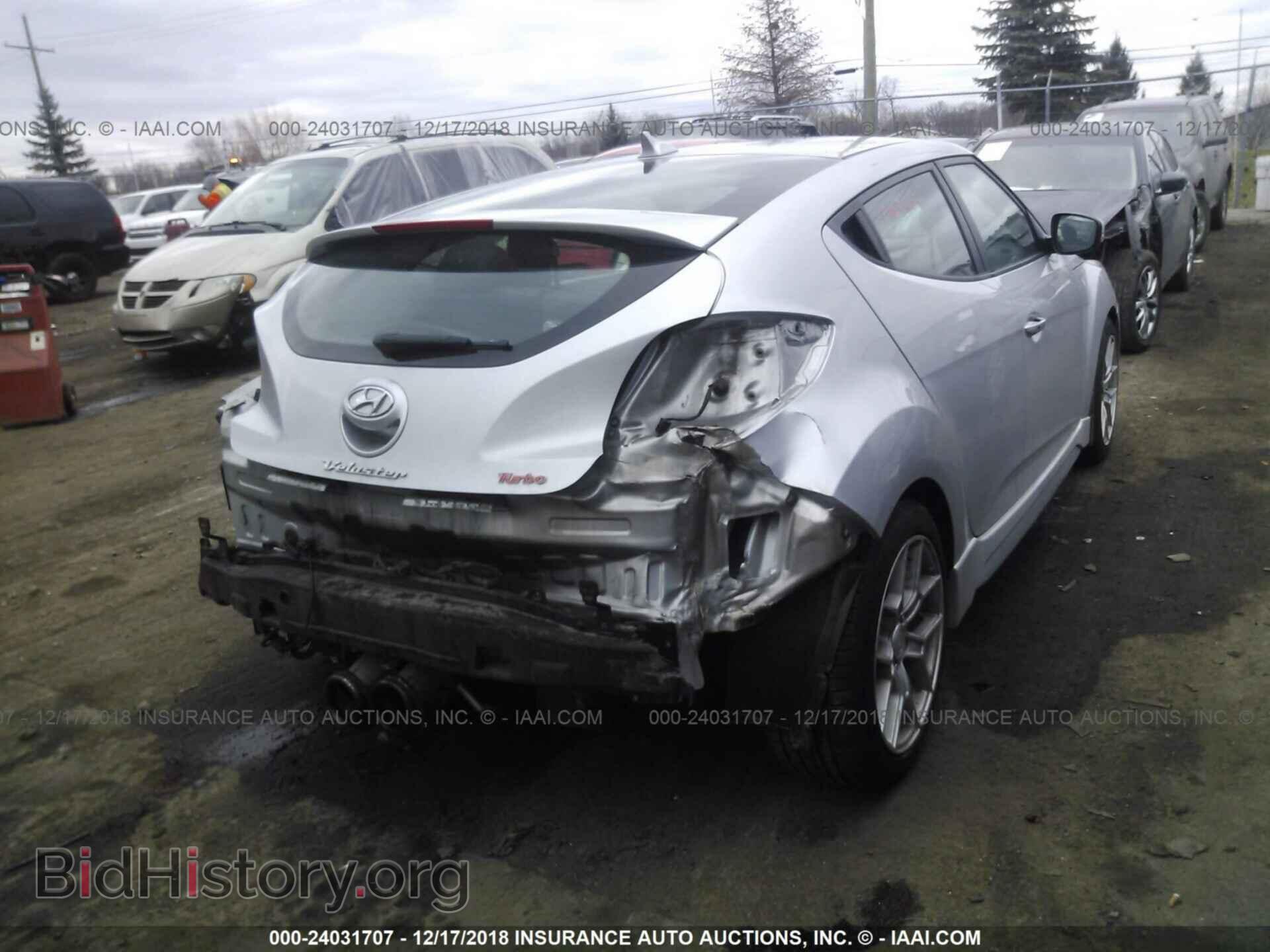 2013 HYUNDAI VELOSTER - VIN: KMHTC6AEXDU162388 - Фото 4