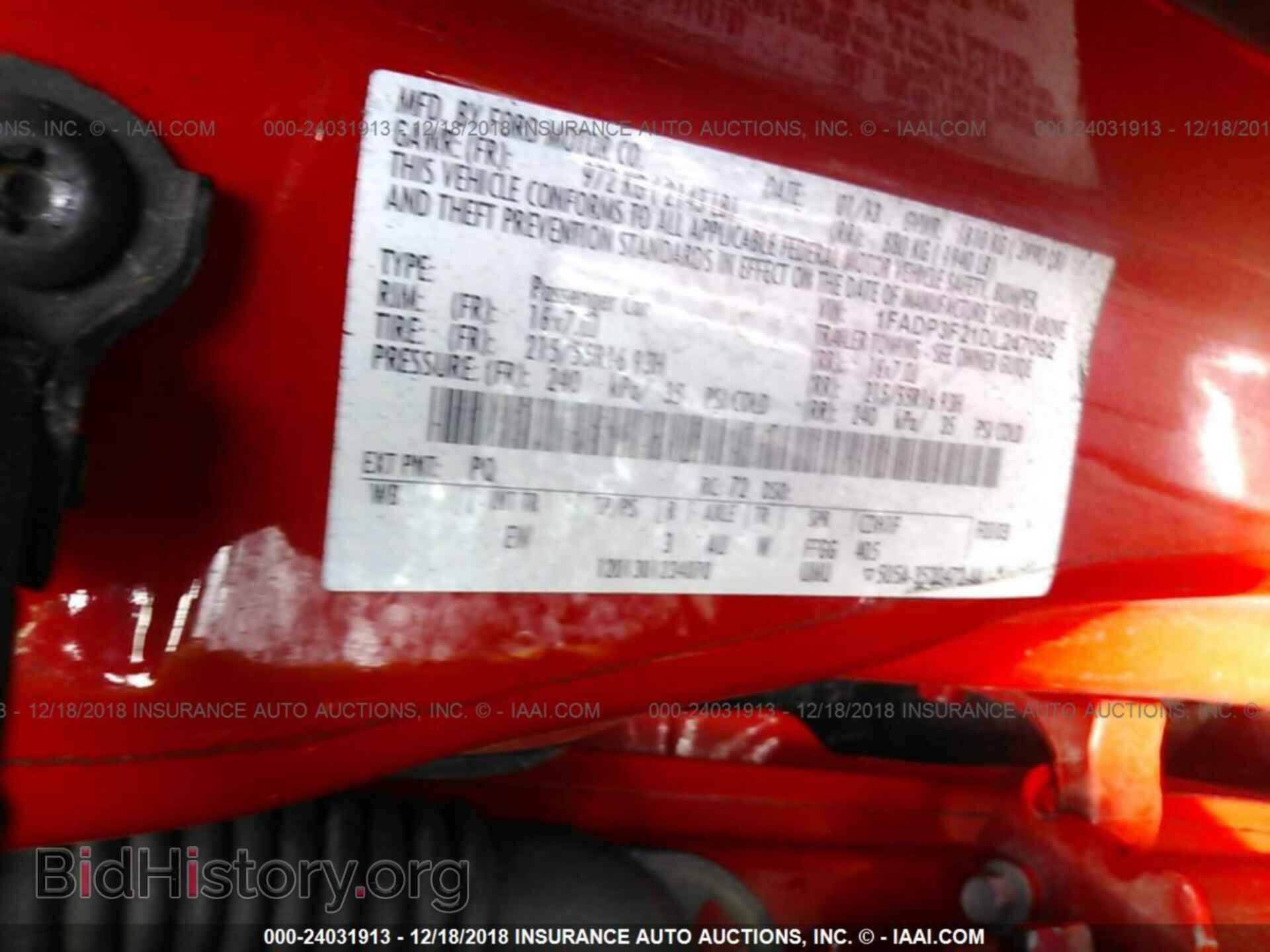 2013 FORD FOCUS - VIN: 1FADP3F21DL247092 - Фото 9