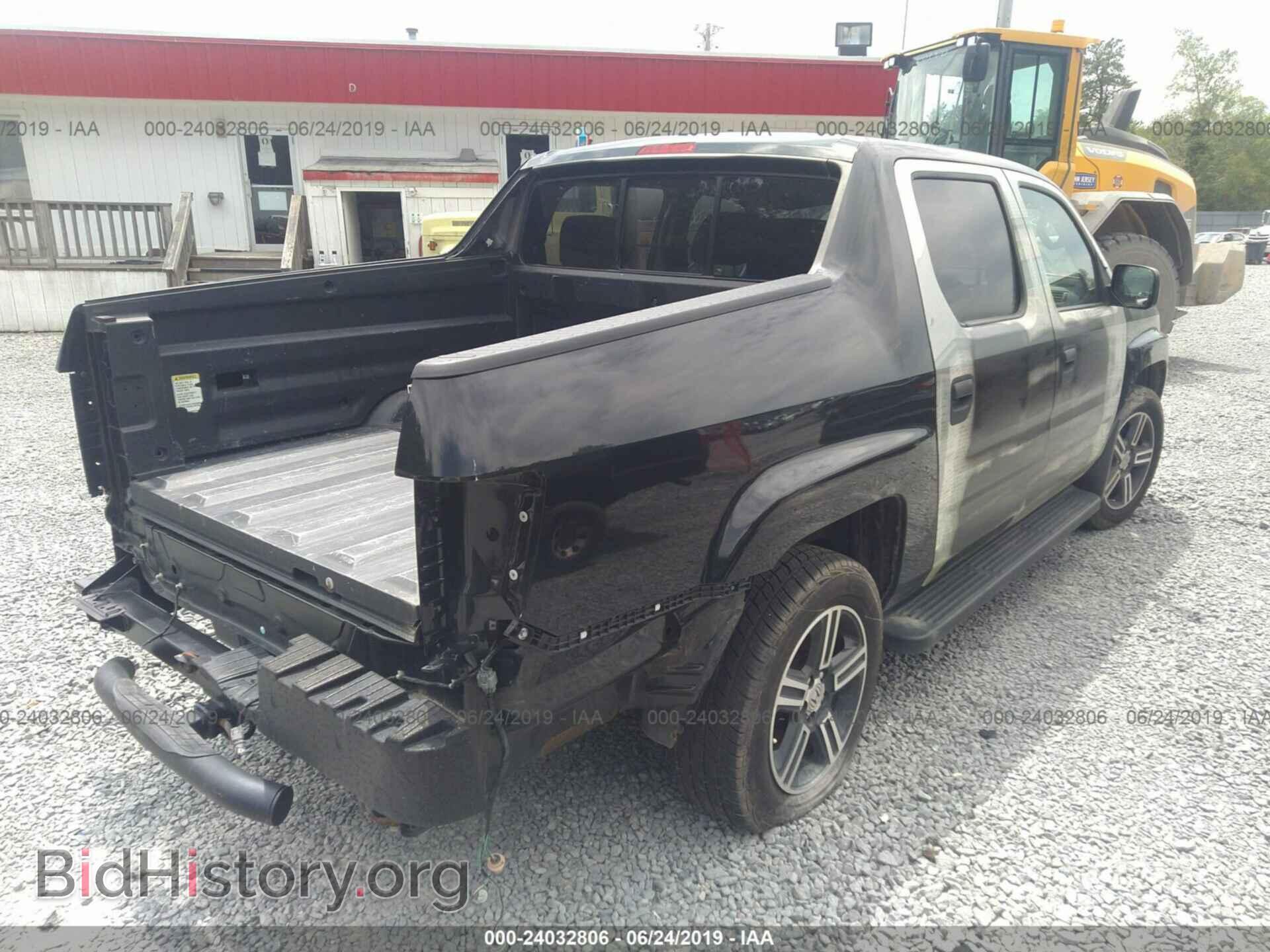 2013 HONDA RIDGELINE - VIN: 5FPYK1F79DB011794 - Фото 4