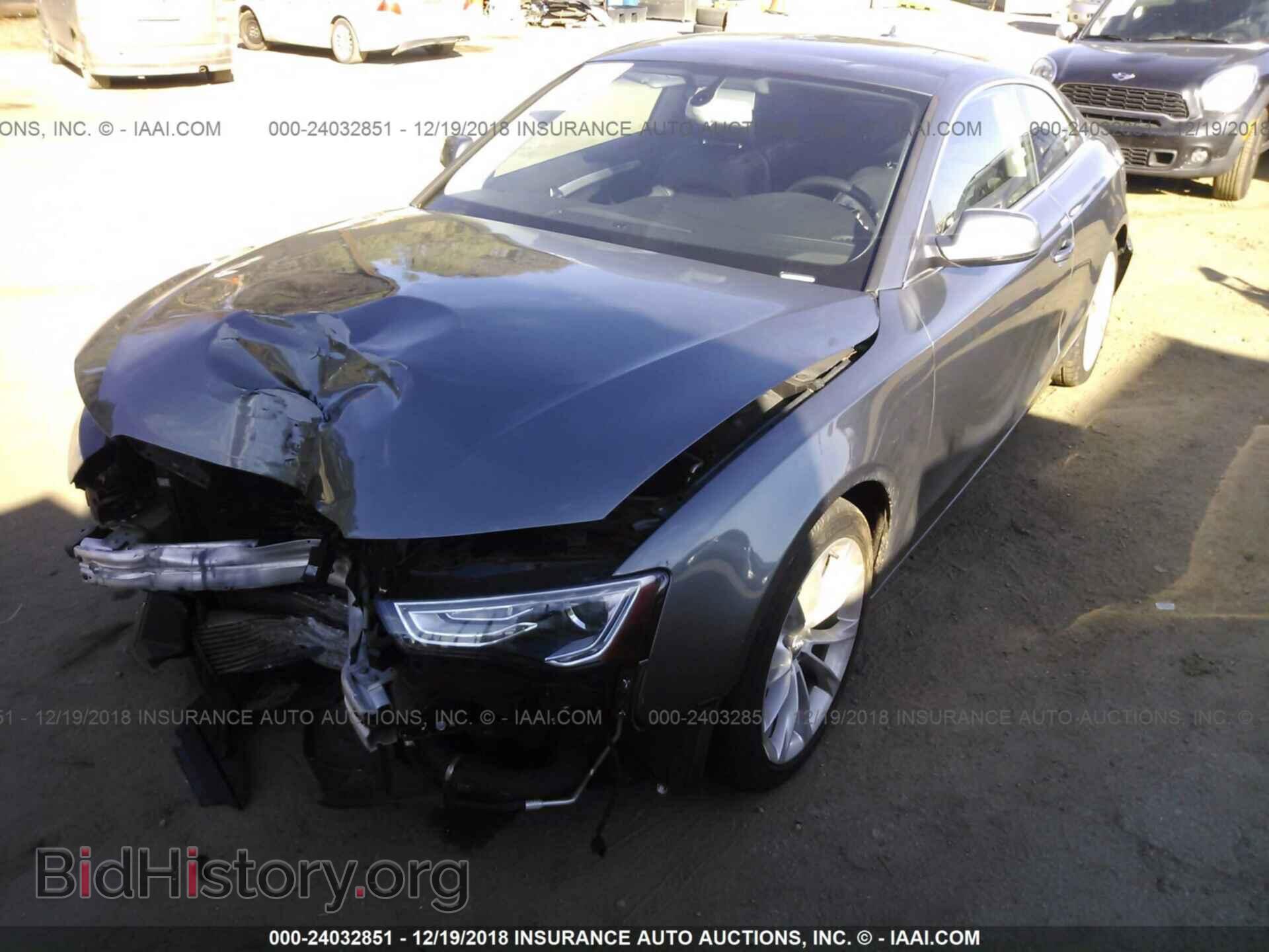2013 AUDI A5 - VIN: WAUCFAFR3DA067874 - Photo 2