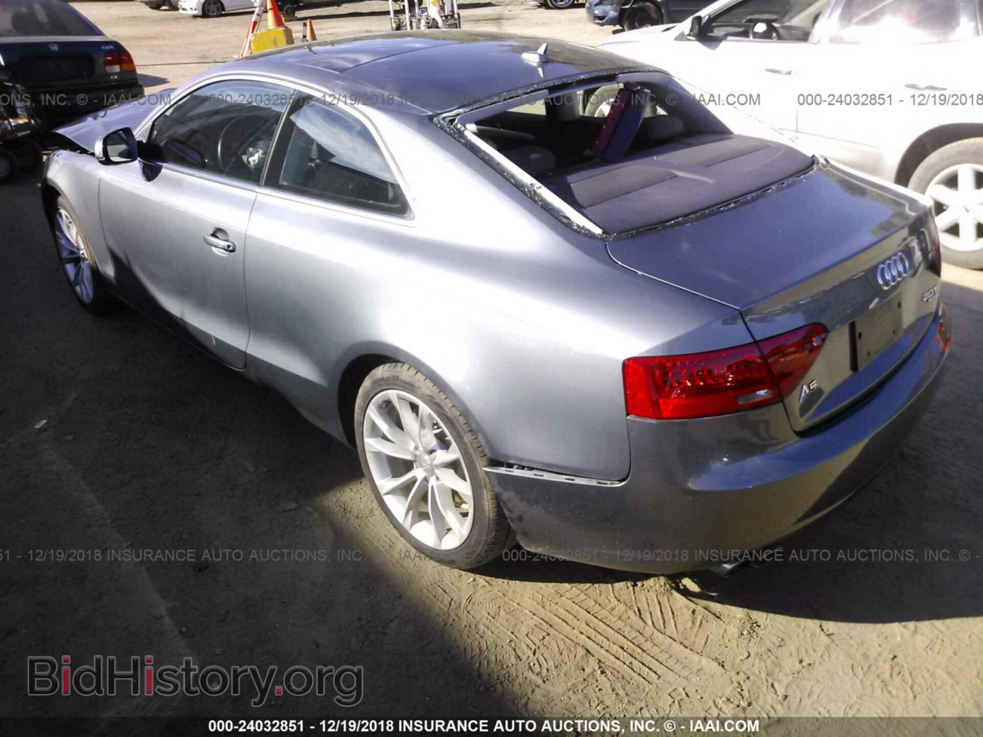 2013 AUDI A5 - VIN: WAUCFAFR3DA067874 - Photo 3