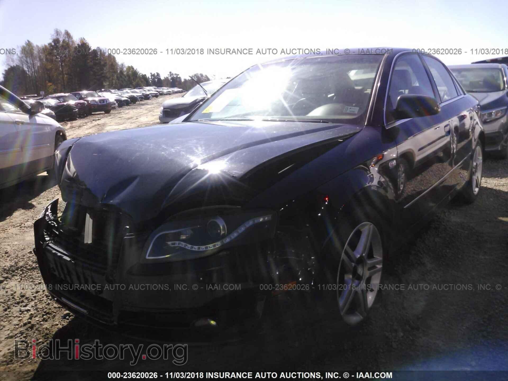 2007 AUDI A4 - VIN: WAUAF78E87A203361 - Фото 2