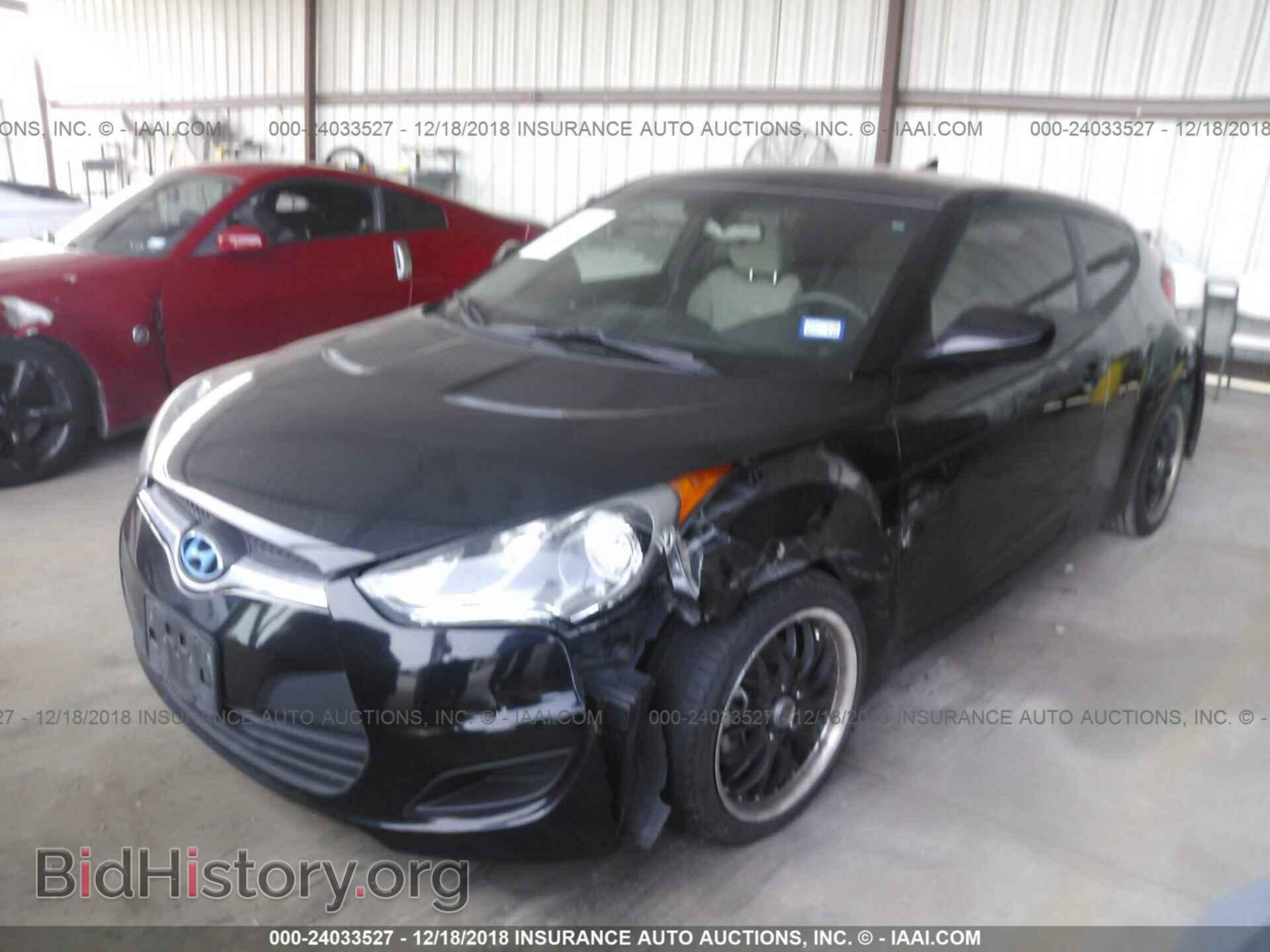 2013 HYUNDAI VELOSTER - VIN: KMHTC6AD4DU144783 - Фото 2
