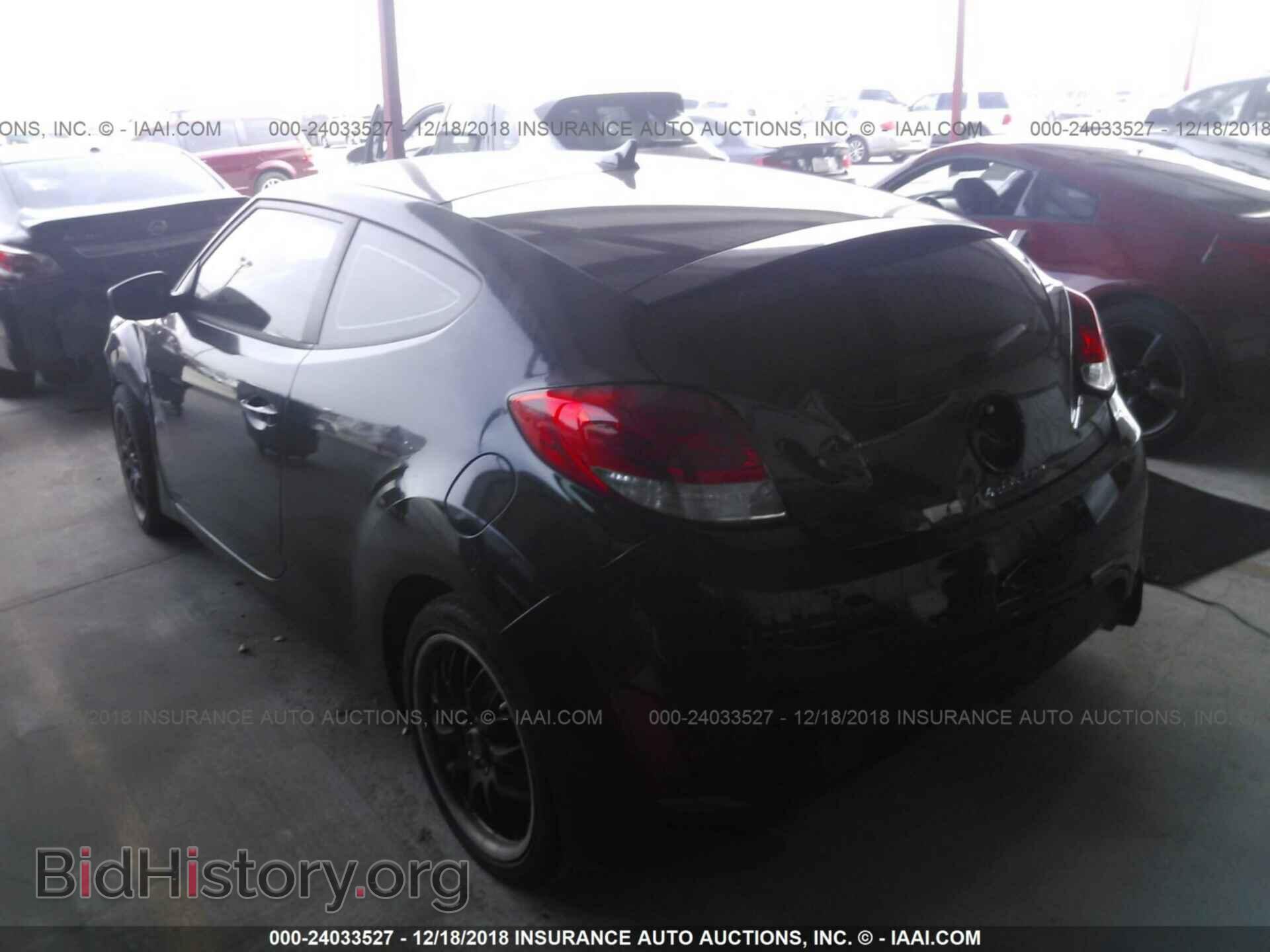 2013 HYUNDAI VELOSTER - VIN: KMHTC6AD4DU144783 - Фото 3