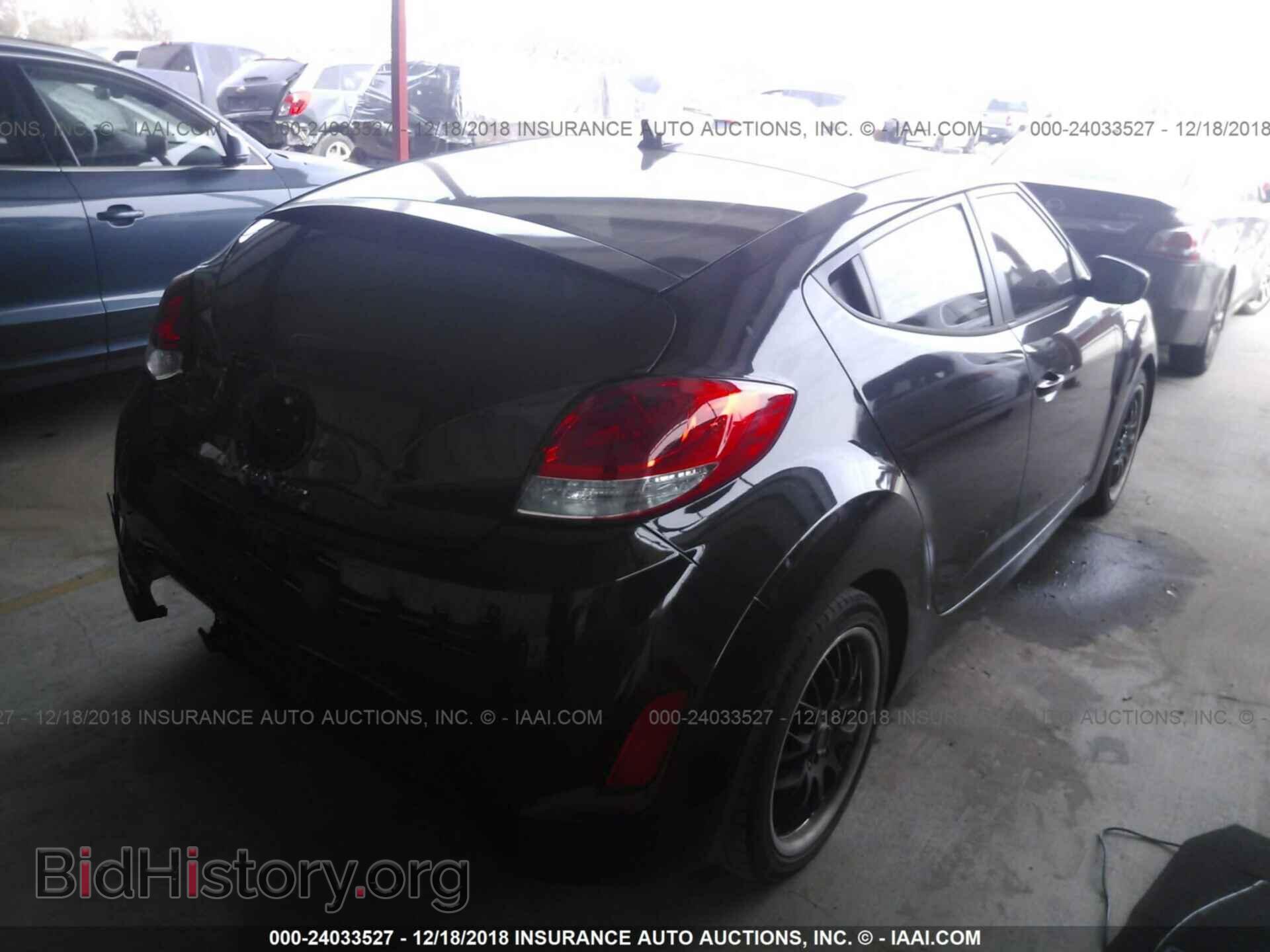 2013 HYUNDAI VELOSTER - VIN: KMHTC6AD4DU144783 - Фото 4