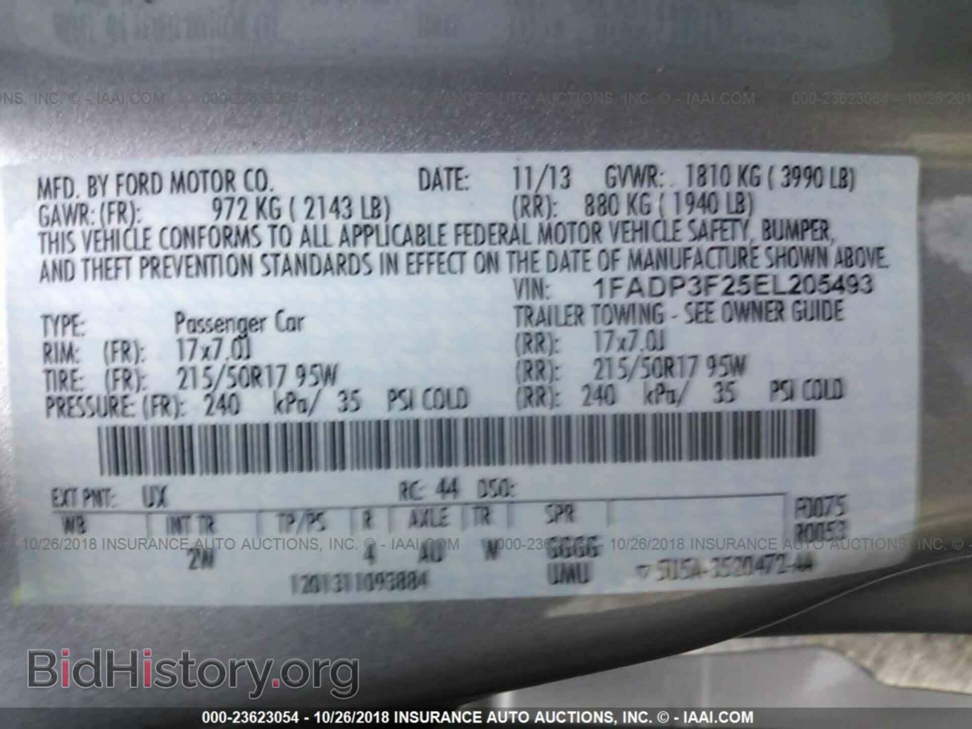 2014 FORD FOCUS - VIN: 1FADP3F25EL205493 - Photo 9