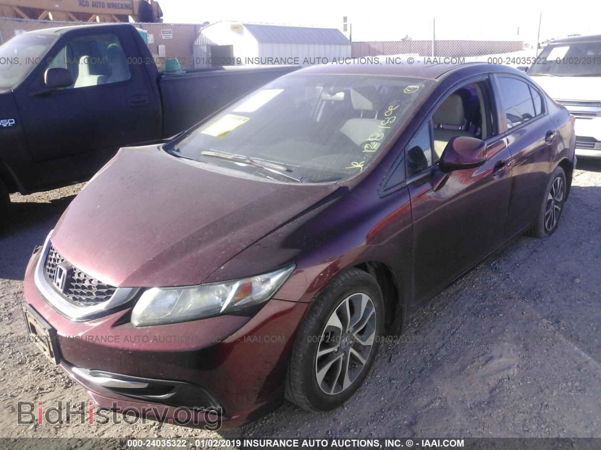 2013 HONDA CIVIC - VIN: 19XFB2F87DE235635 - Фото 2