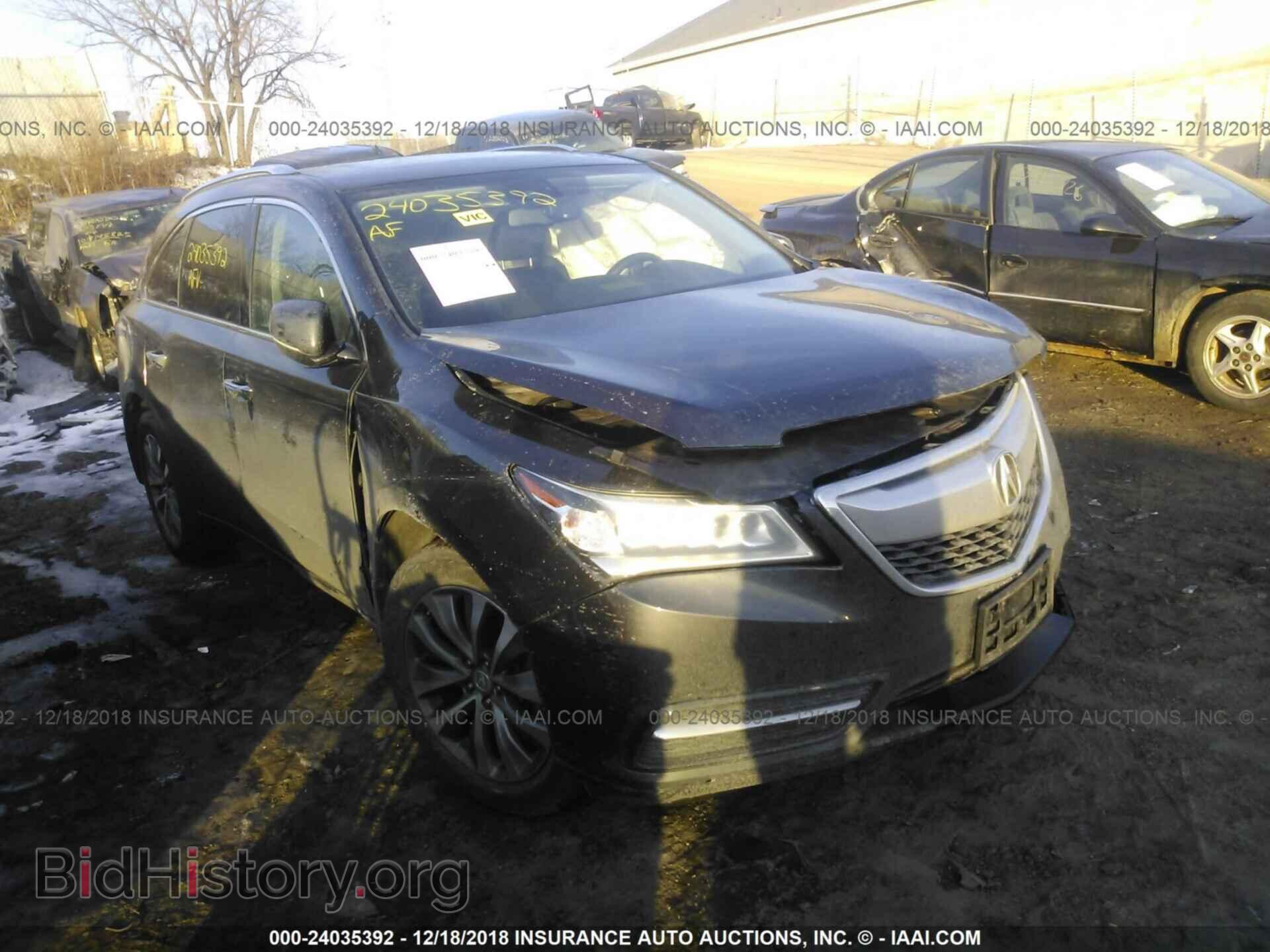 Фотография 5FRYD4H4XEB042673 - ACURA MDX 2014