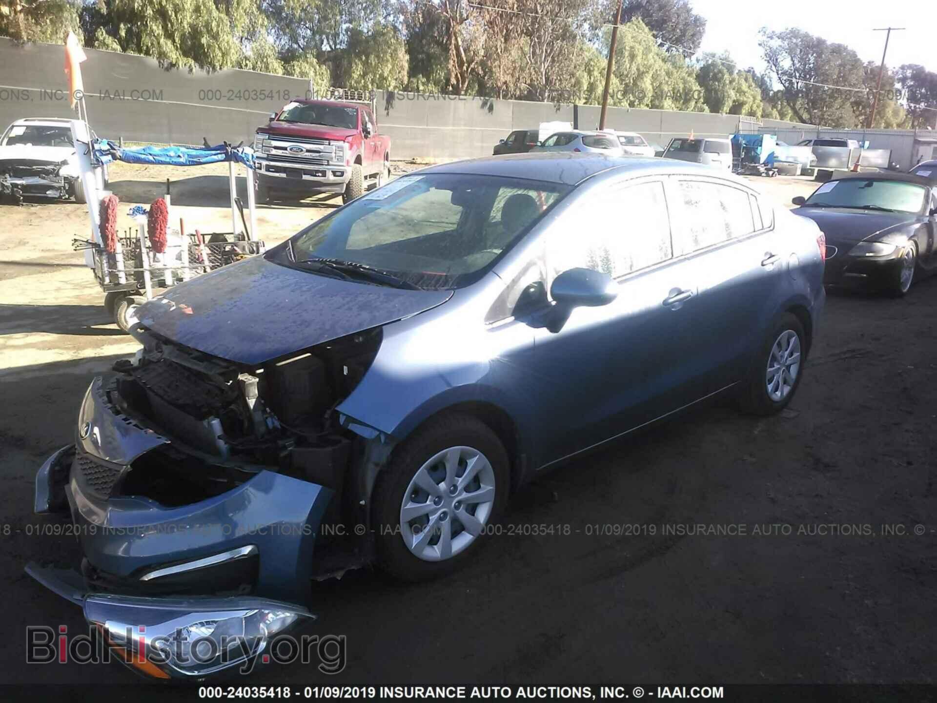 2016 KIA RIO - VIN: KNADM4A33G6645591 - Фото 2