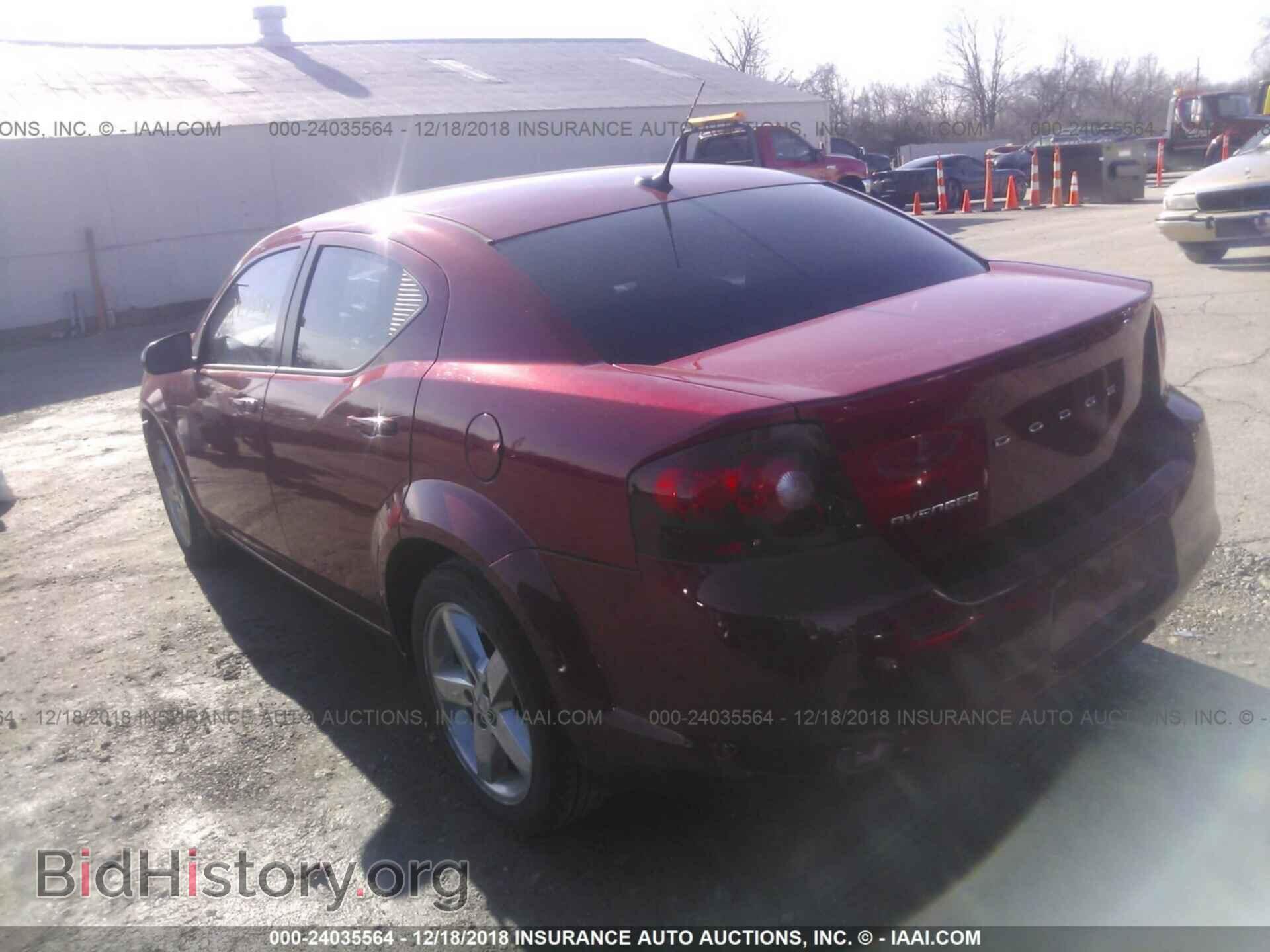 2011 DODGE AVENGER - VIN: 1B3BD2FGXBN524213 - Фото 3