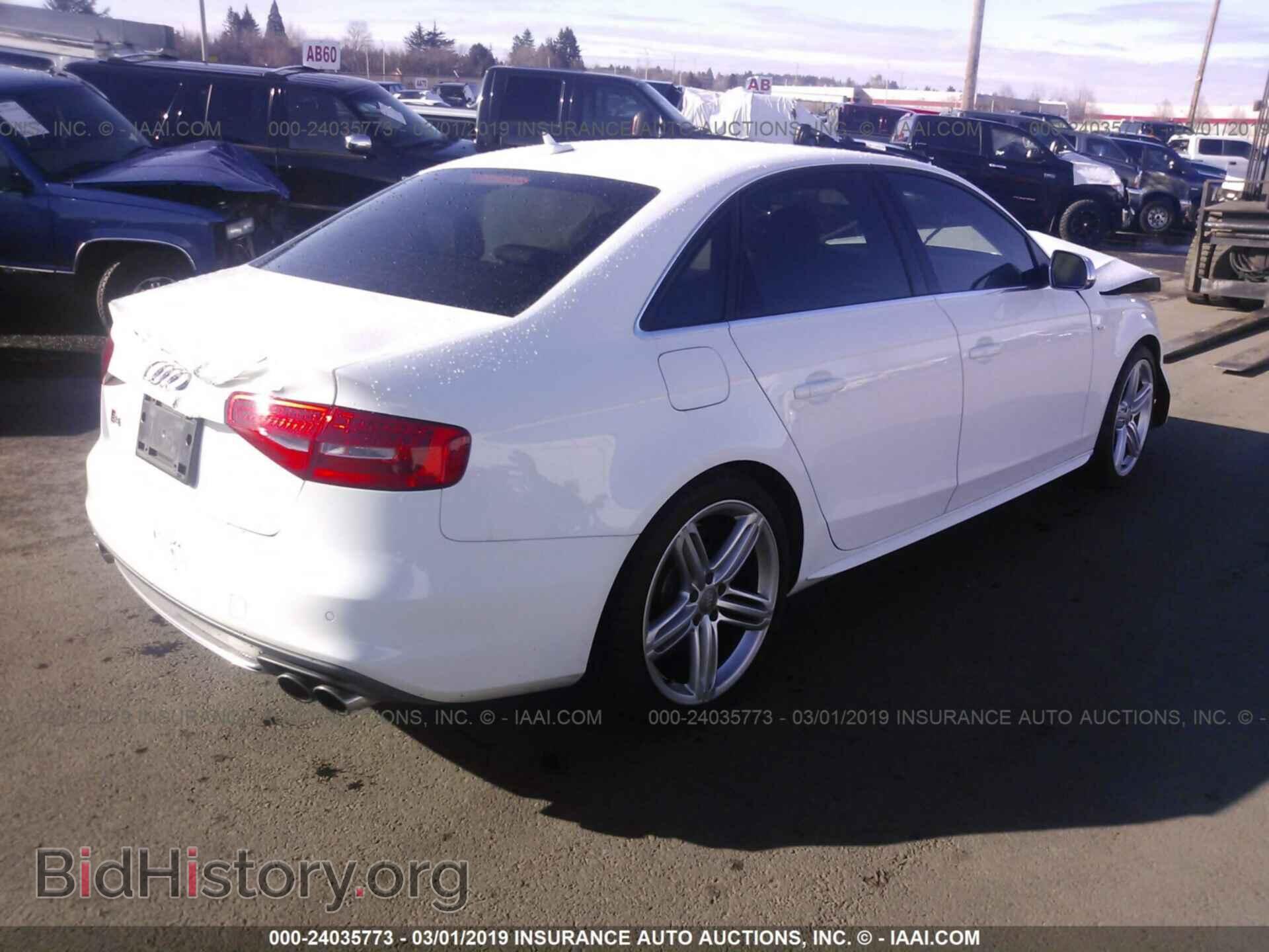 2014 AUDI S4 - VIN: WAUBGAFL3EA016364 - Фото 4