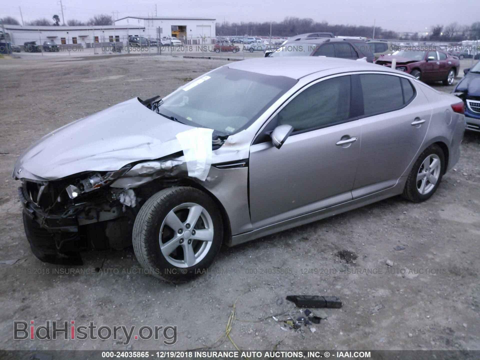 2014 KIA OPTIMA - VIN: KNAGM4A74E5454734 - Photo 2