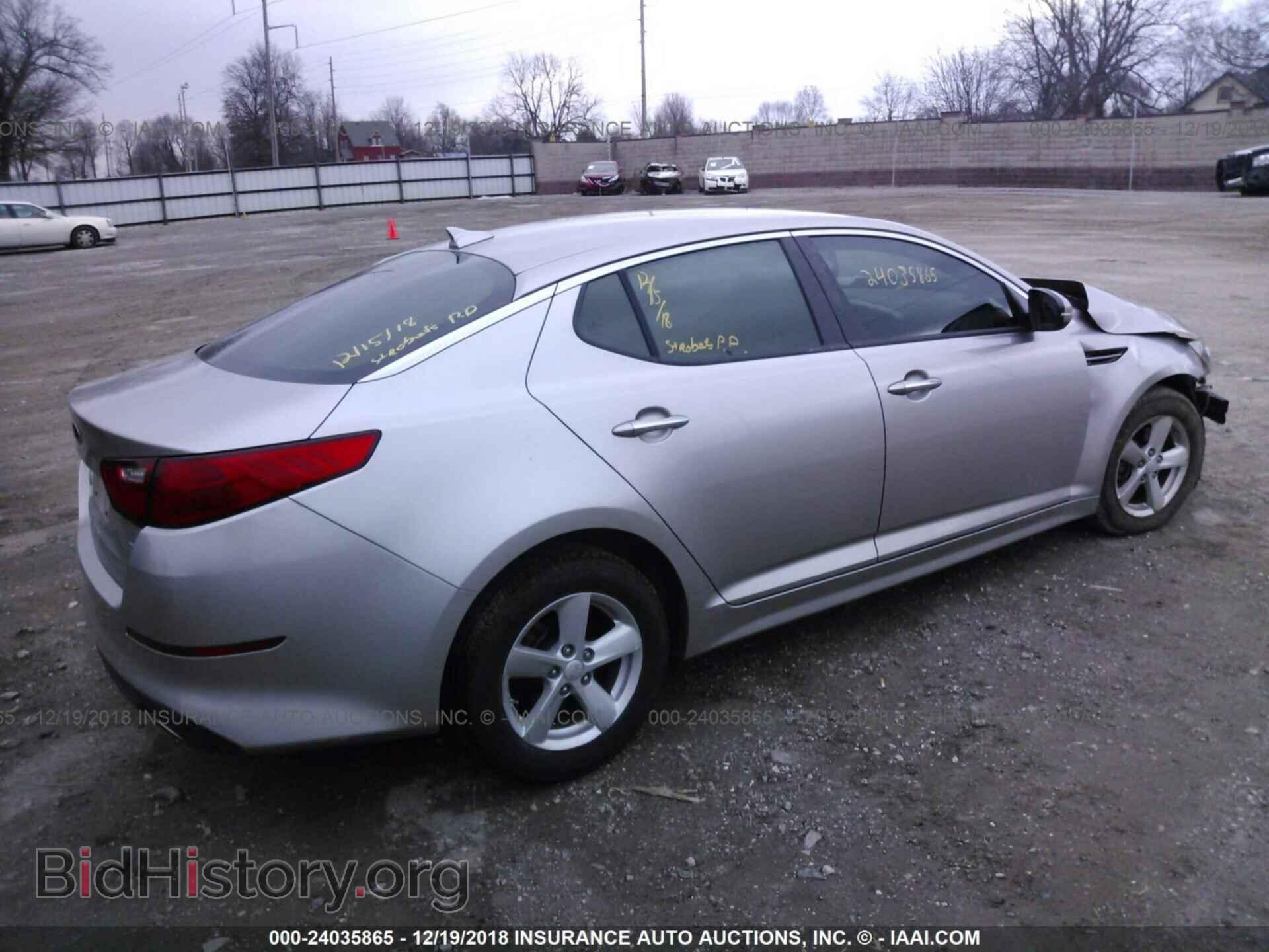 2014 KIA OPTIMA - VIN: KNAGM4A74E5454734 - Photo 4
