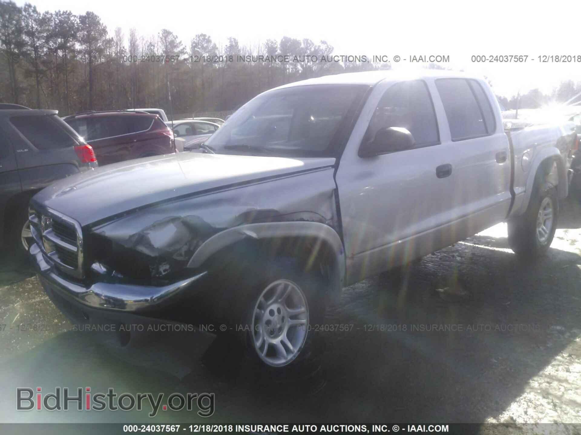 2004 DODGE DAKOTA - VIN: 1D7HG48N84S751272 - Фото 2