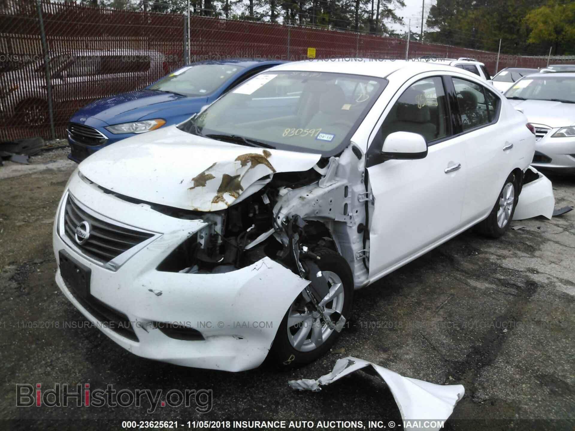 2014 NISSAN VERSA - VIN: 3N1CN7AP1EL830597 - Фото 2