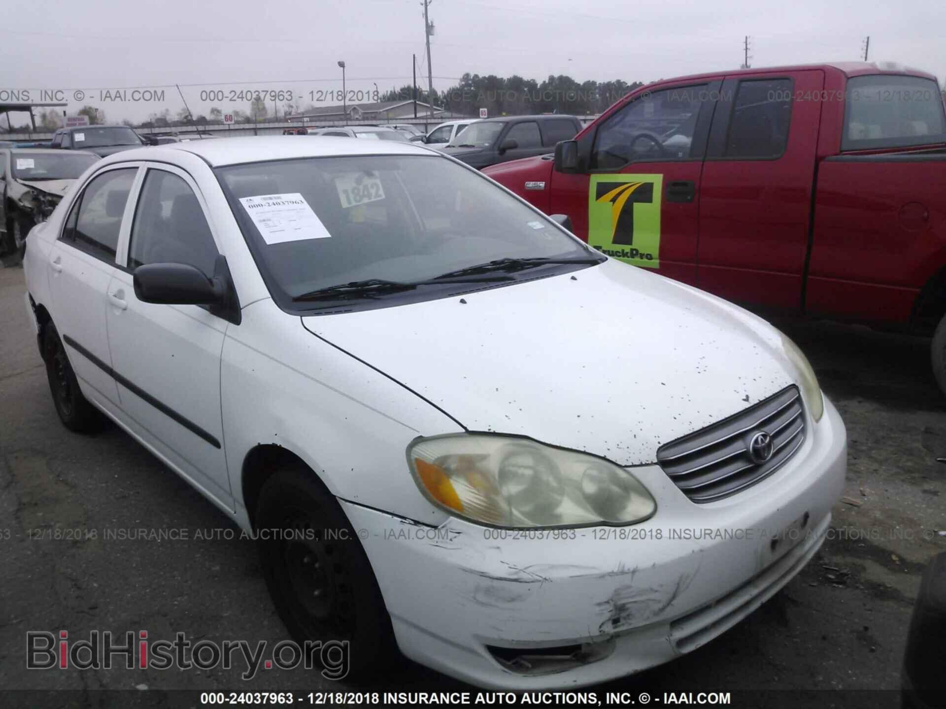 Photo JTDBR32E730029203 - TOYOTA COROLLA 2003