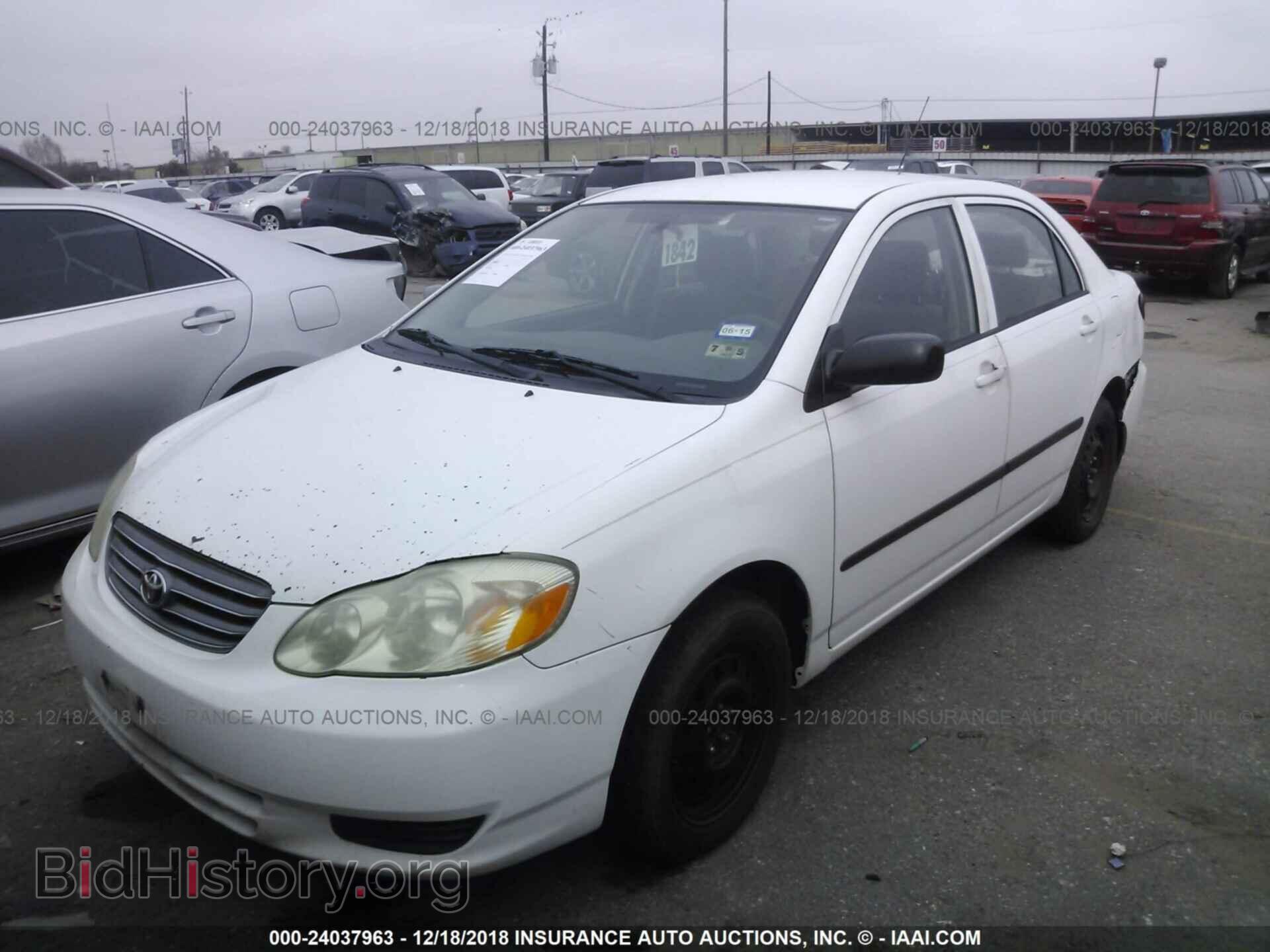 2003 TOYOTA COROLLA - VIN: JTDBR32E730029203 - Photo 2