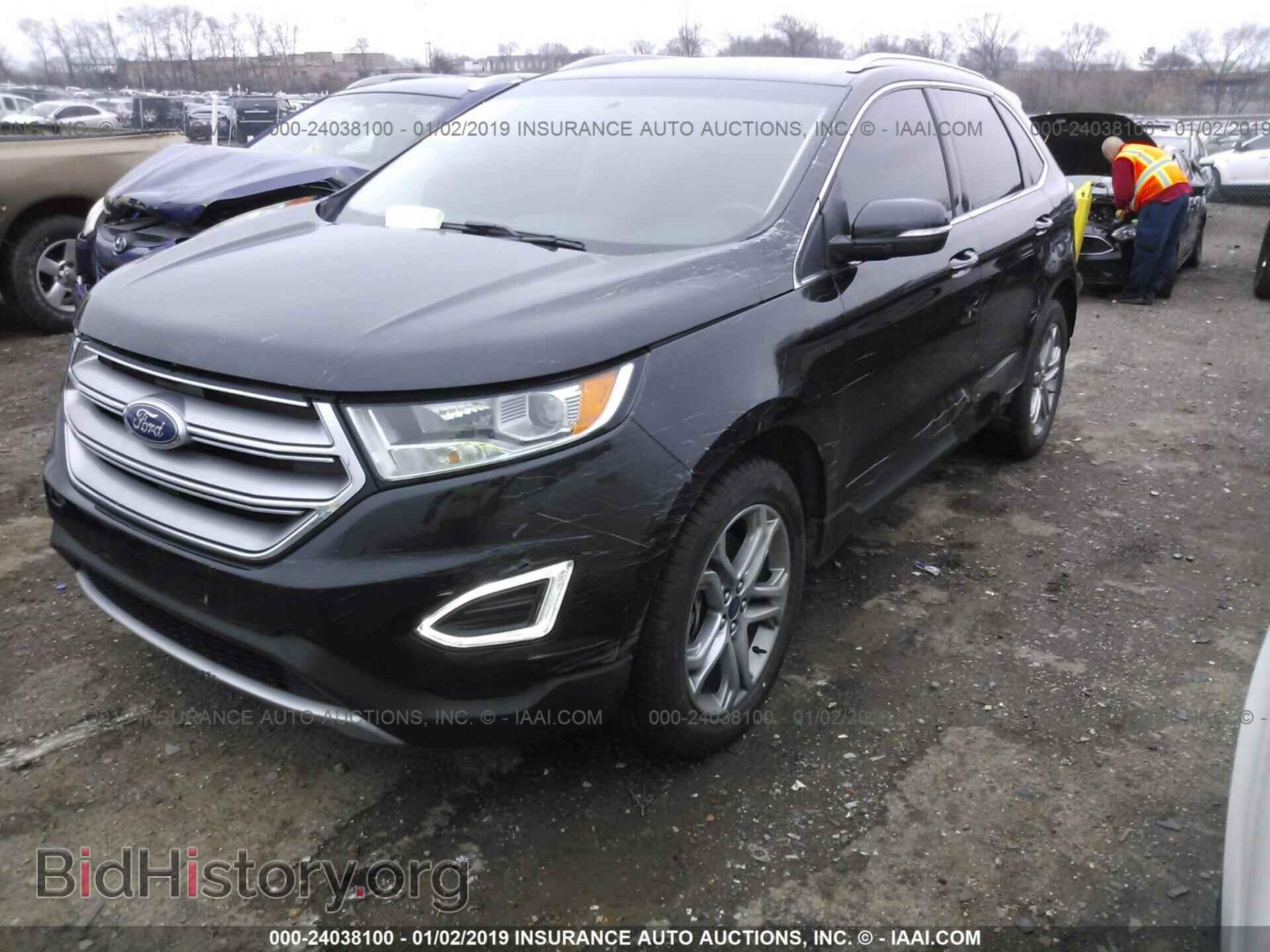 2015 FORD EDGE - VIN: 2FMTK4K99FBB43770 - Фото 2