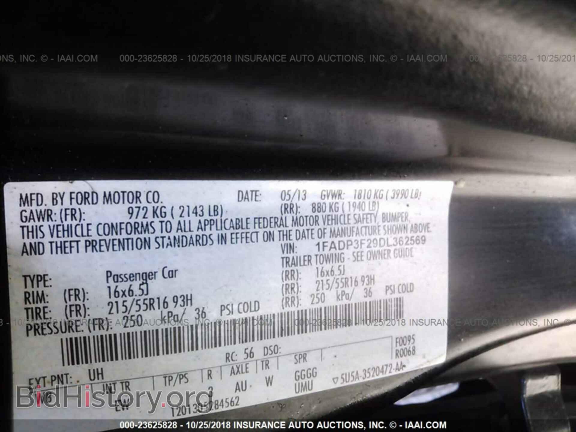 2013 FORD FOCUS - VIN: 1FADP3F29DL362569 - Photo 9