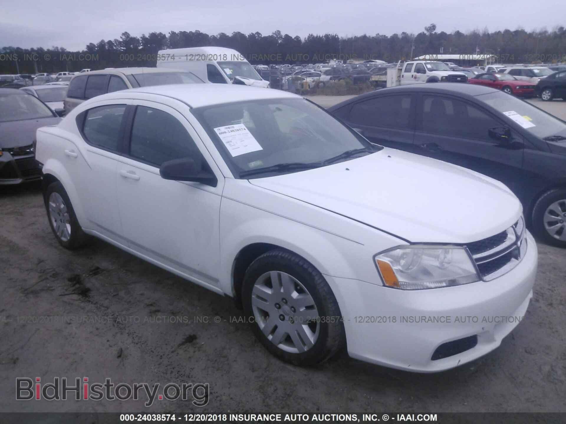 Photo 1C3CDZAB9DN591593 - DODGE AVENGER 2013