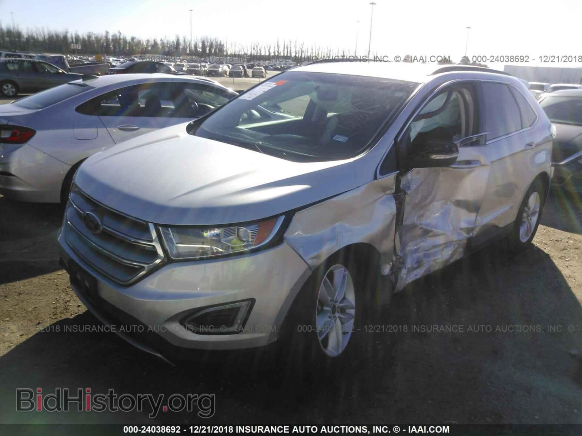 2015 FORD EDGE - VIN: 2FMTK3J83FBB72829 - Фото 2