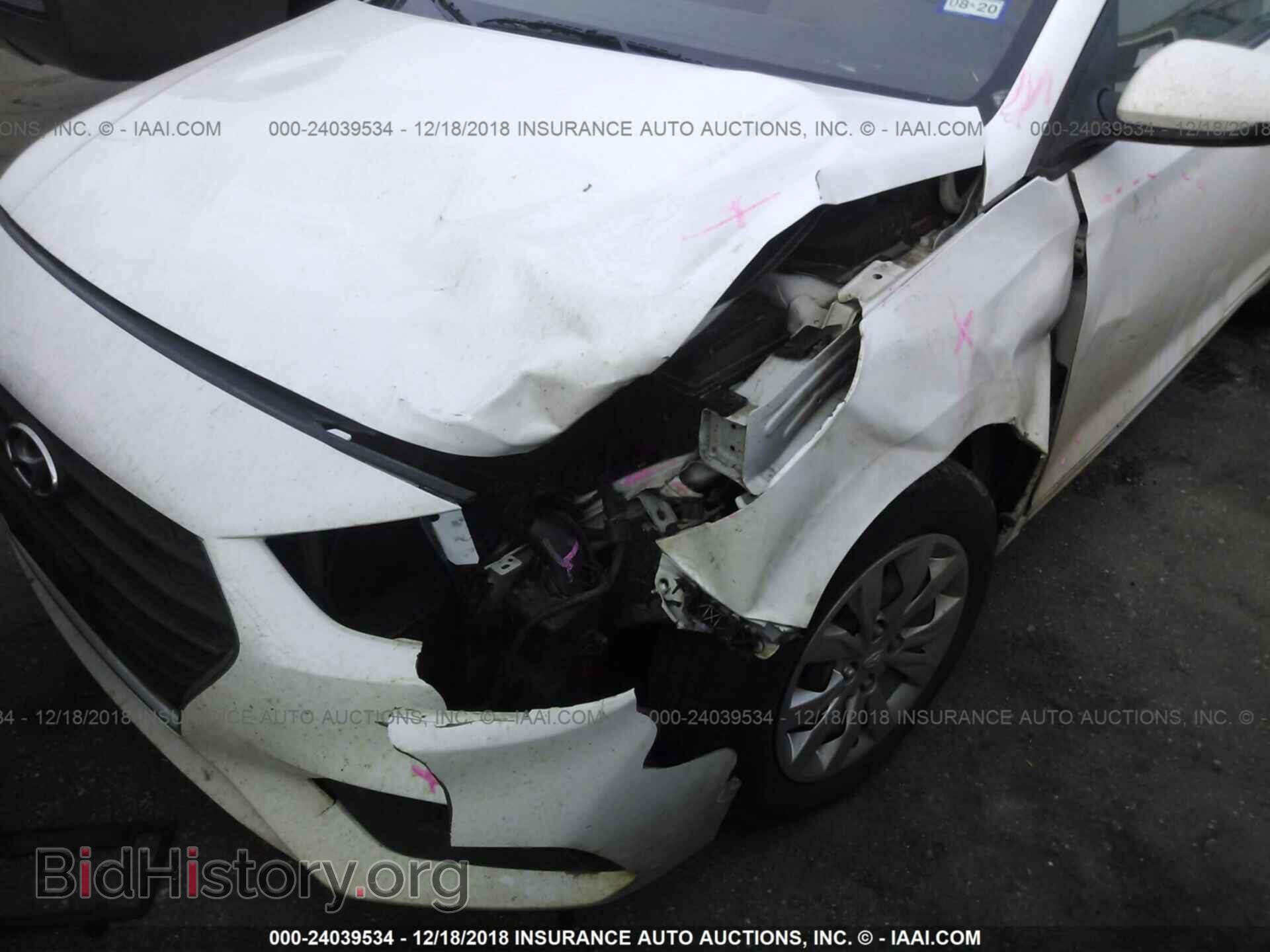 2018 HYUNDAI ACCENT - VIN: 3KPC24A32JE012392 - Фото 6