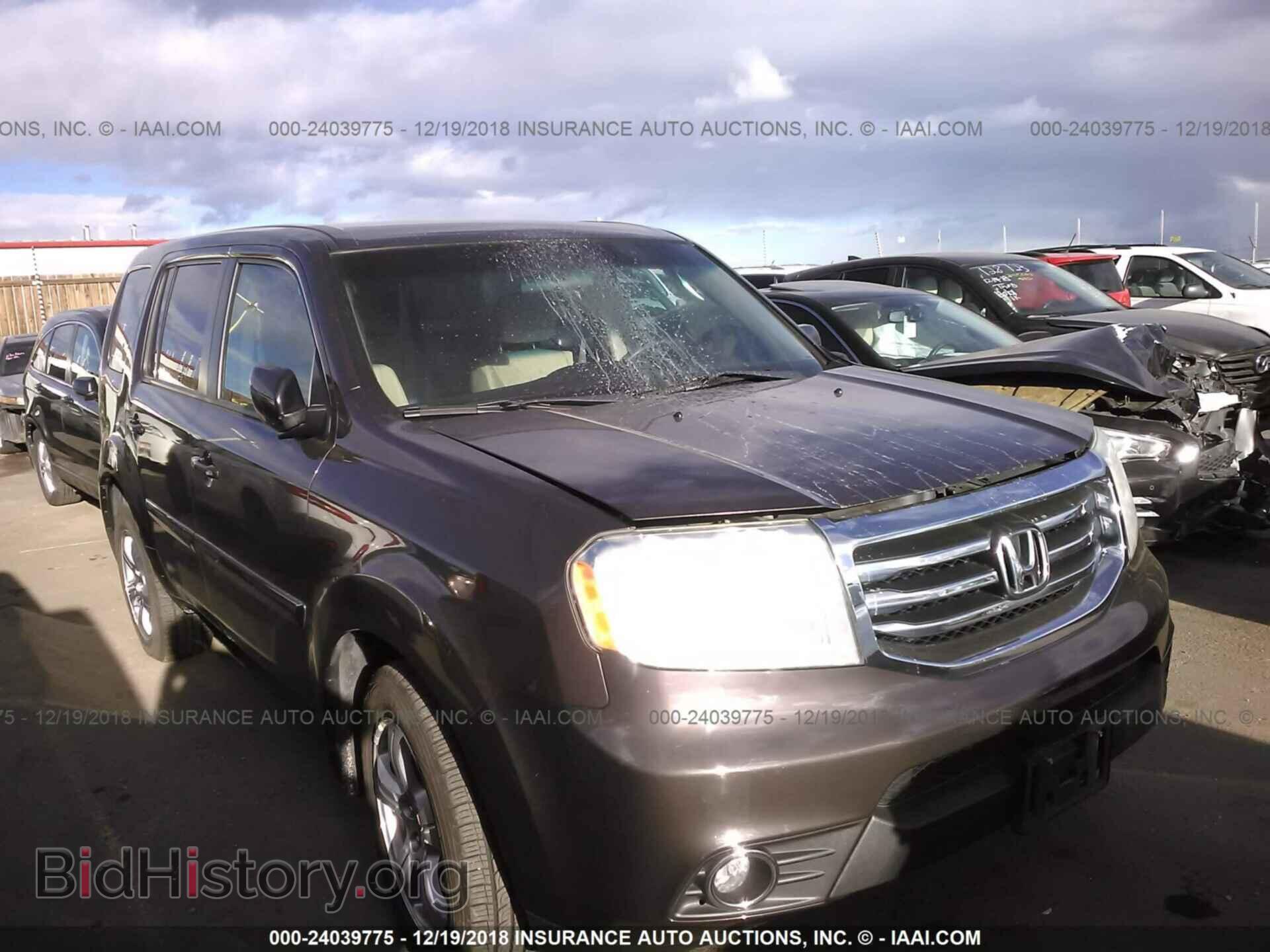 Фотография 5FNYF4H48CB006473 - HONDA PILOT 2012