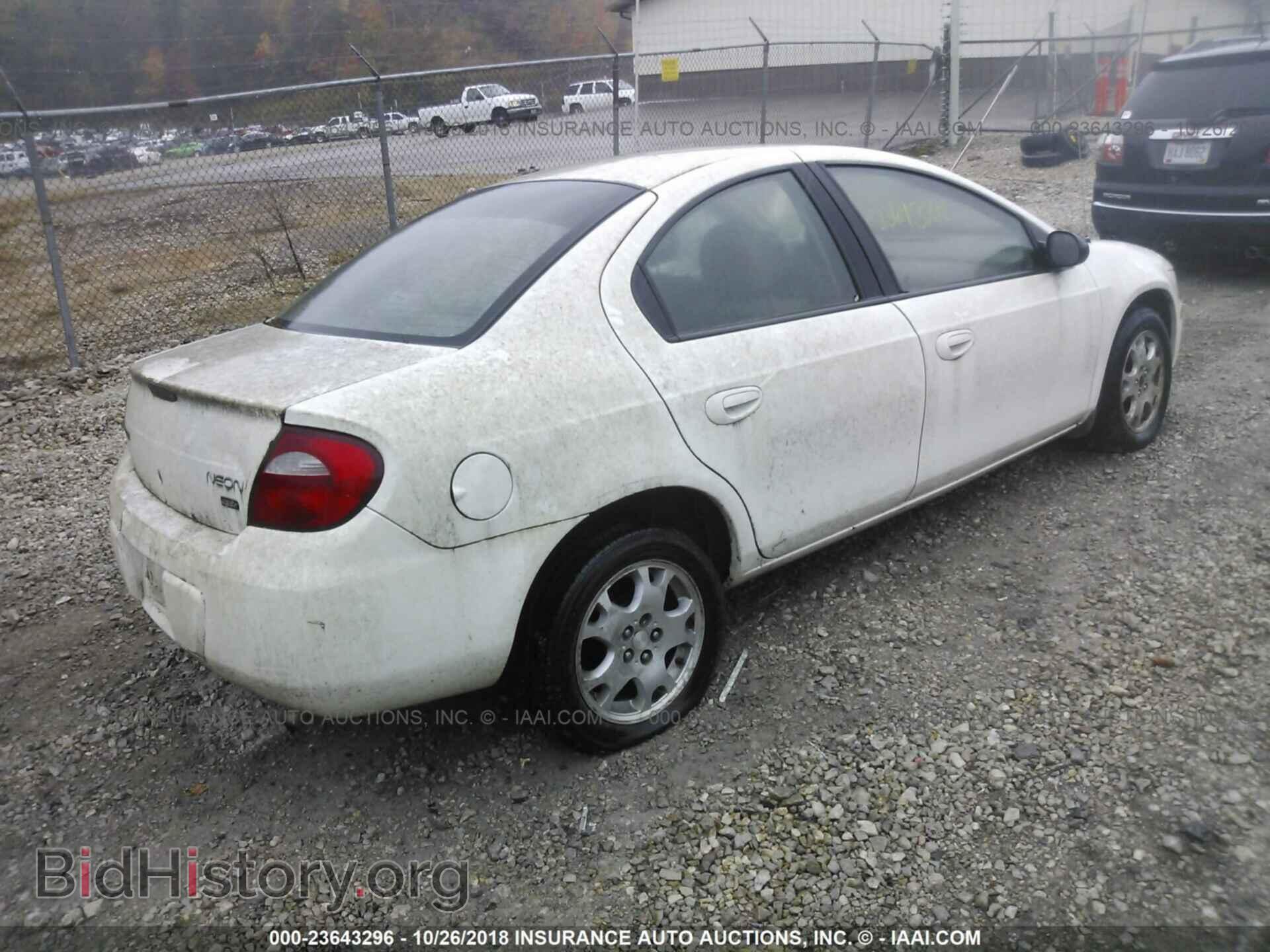 2005 DODGE NEON - VIN: 1B3ES56C25D123119 - Фото 4