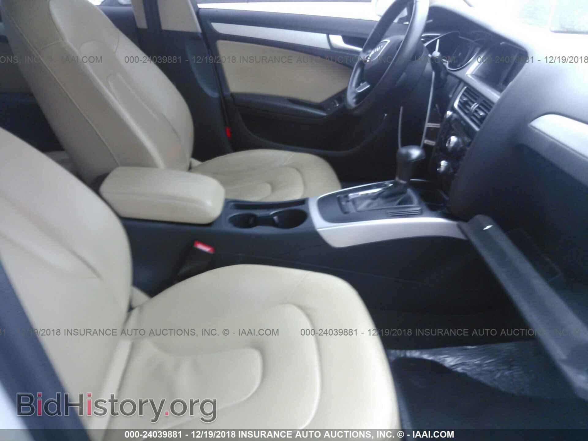 2013 AUDI A4 - VIN: WAUAFAFL5DA167719 - Фото 5
