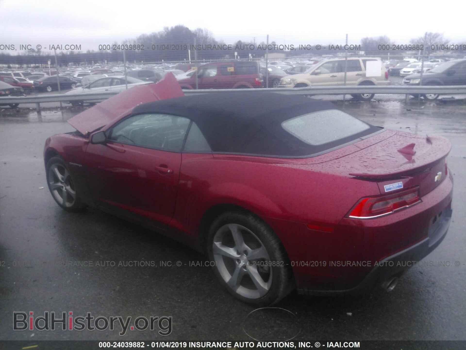 2014 CHEVROLET CAMARO - VIN: 2G1FB3D37E9199175 - Фото 3