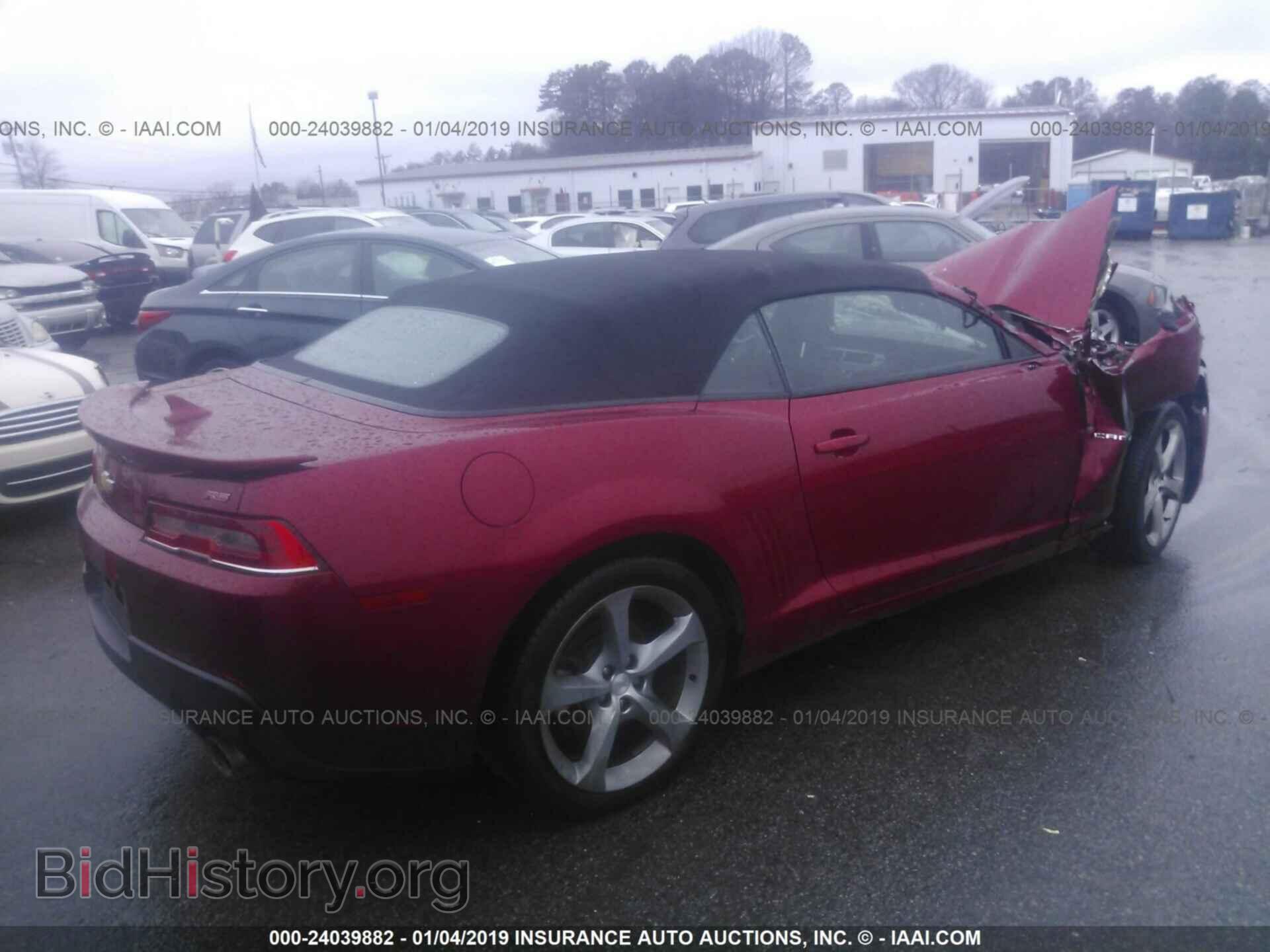 2014 CHEVROLET CAMARO - VIN: 2G1FB3D37E9199175 - Фото 4