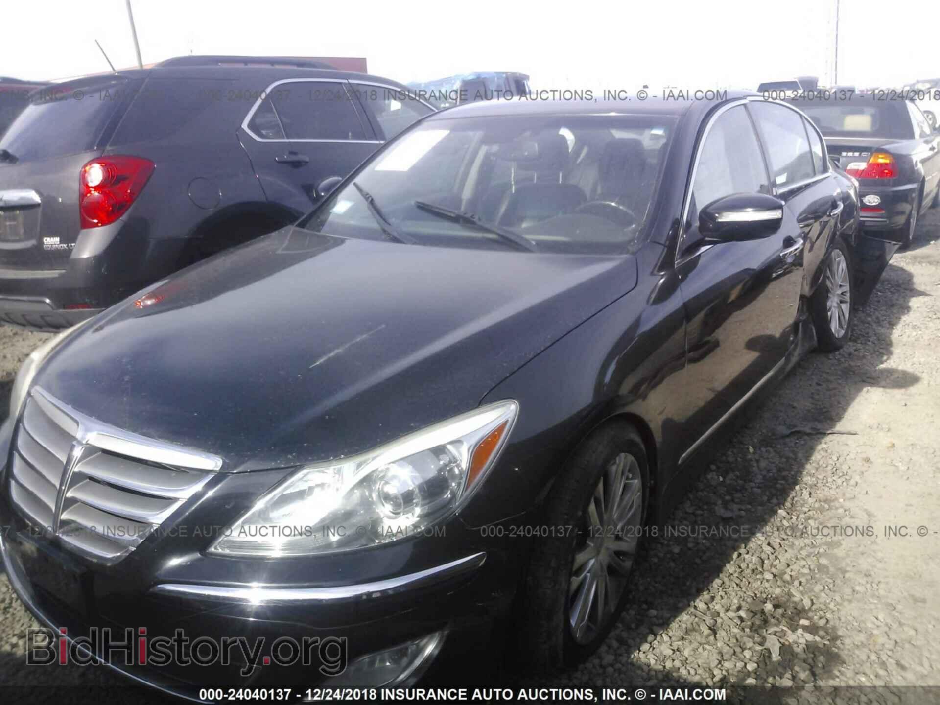 2012 HYUNDAI GENESIS - VIN: KMHGC4DF6CU165927 - Фото 2