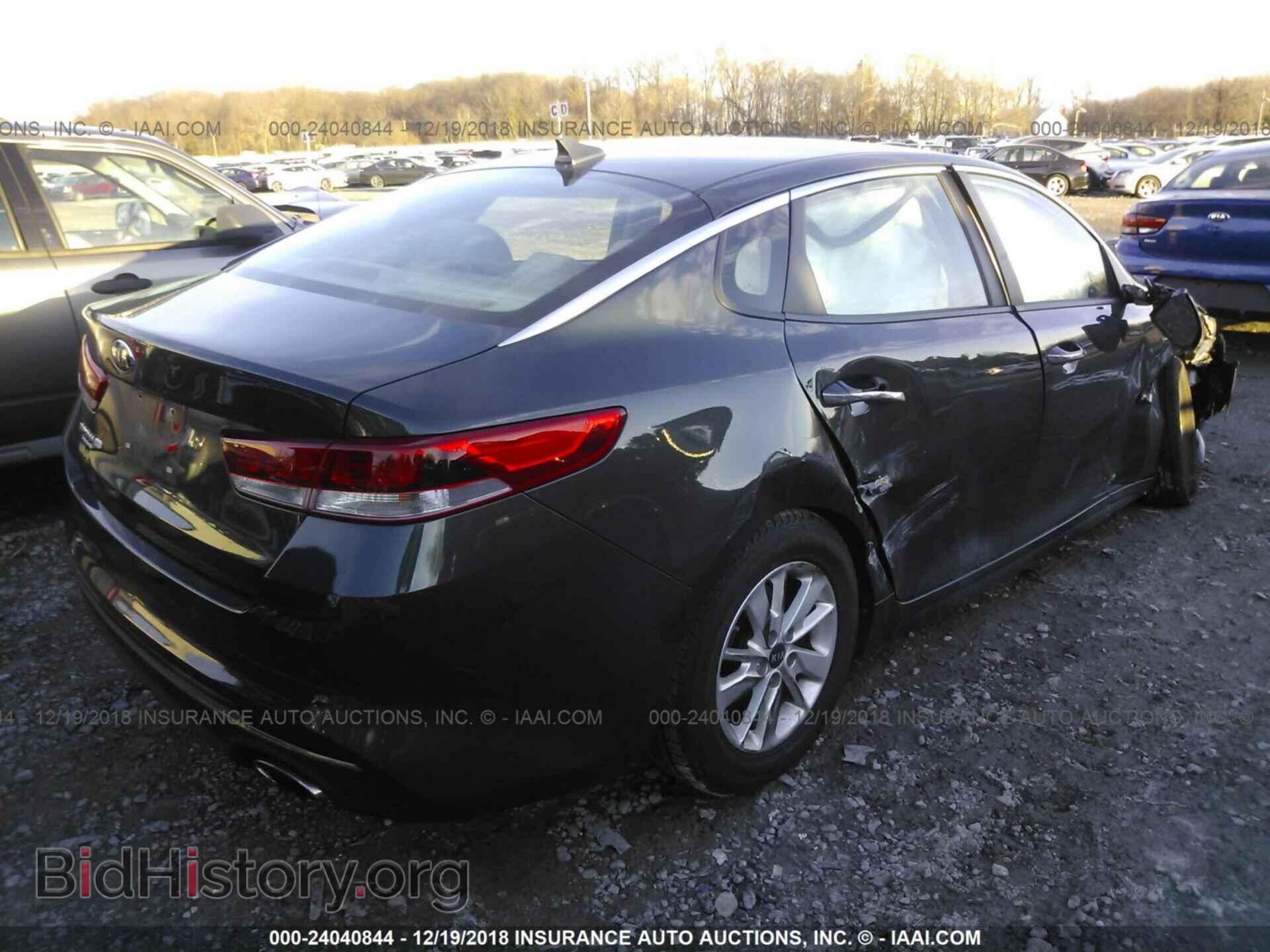 2016 KIA OPTIMA - VIN: 5XXGT4L38GG019018 - Photo 4