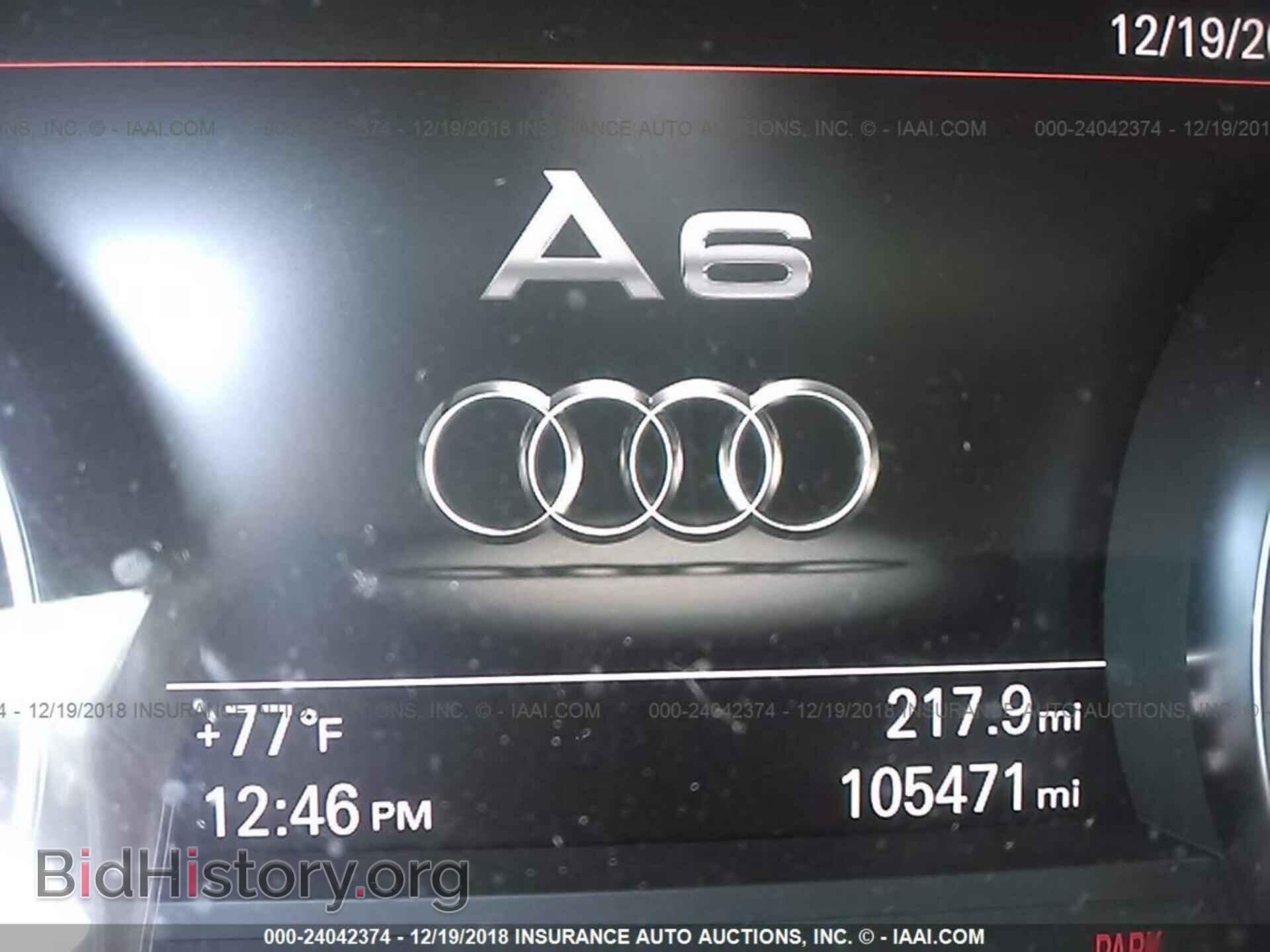 2013 AUDI A6 - VIN: WAUDFAFC2DN009828 - Фото 7