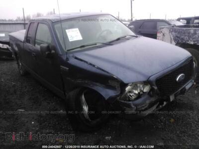 2006 Ford F150, синий — VIN 1FTPX12V46NB44123, IAAI