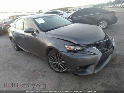 2014 Lexus IS, серый — VIN JTHBF1D23E5018302, IAAI