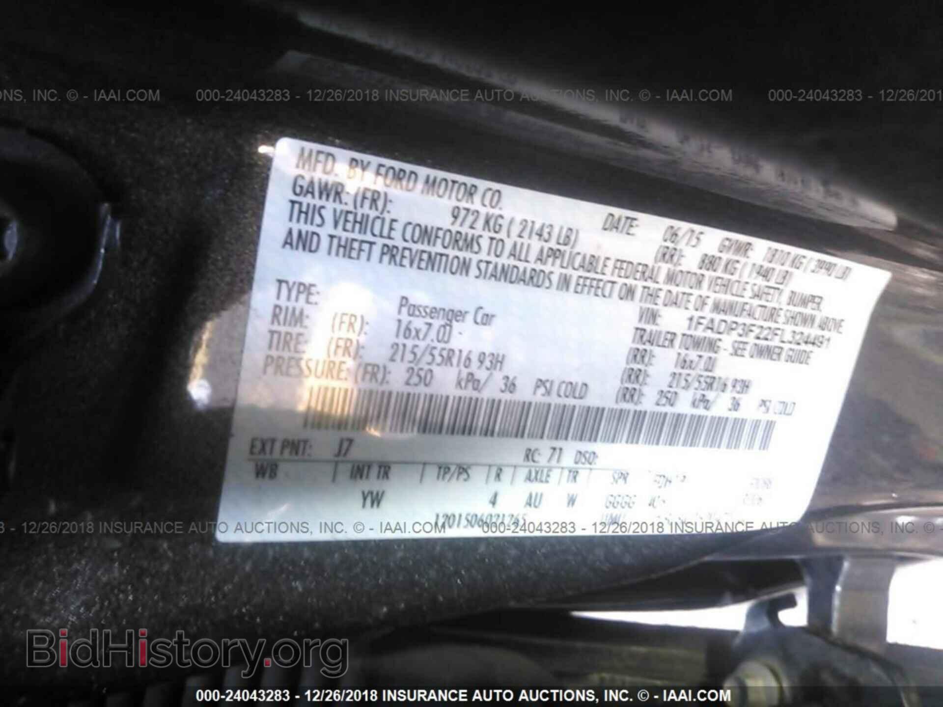 2015 FORD FOCUS - VIN: 1FADP3F22FL324491 - Photo 9