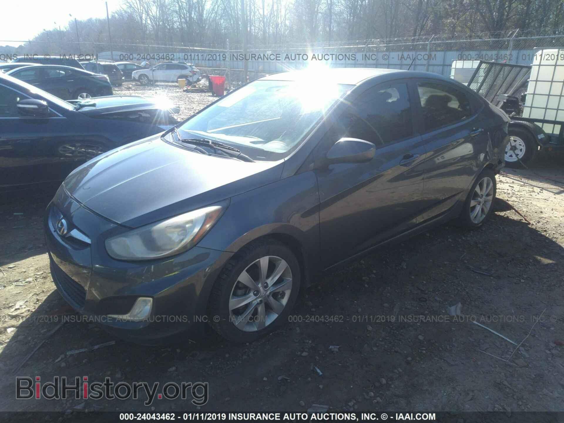 2013 HYUNDAI ACCENT - VIN: KMHCU4AE6DU315544 - Фото 2