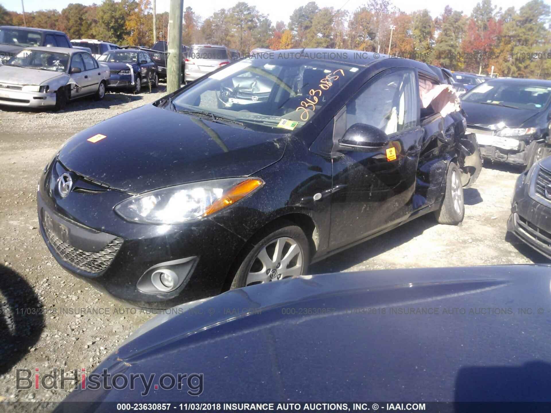 2013 MAZDA MAZDA2 - VIN: JM1DE1LZ1D0158338 - Фото 2
