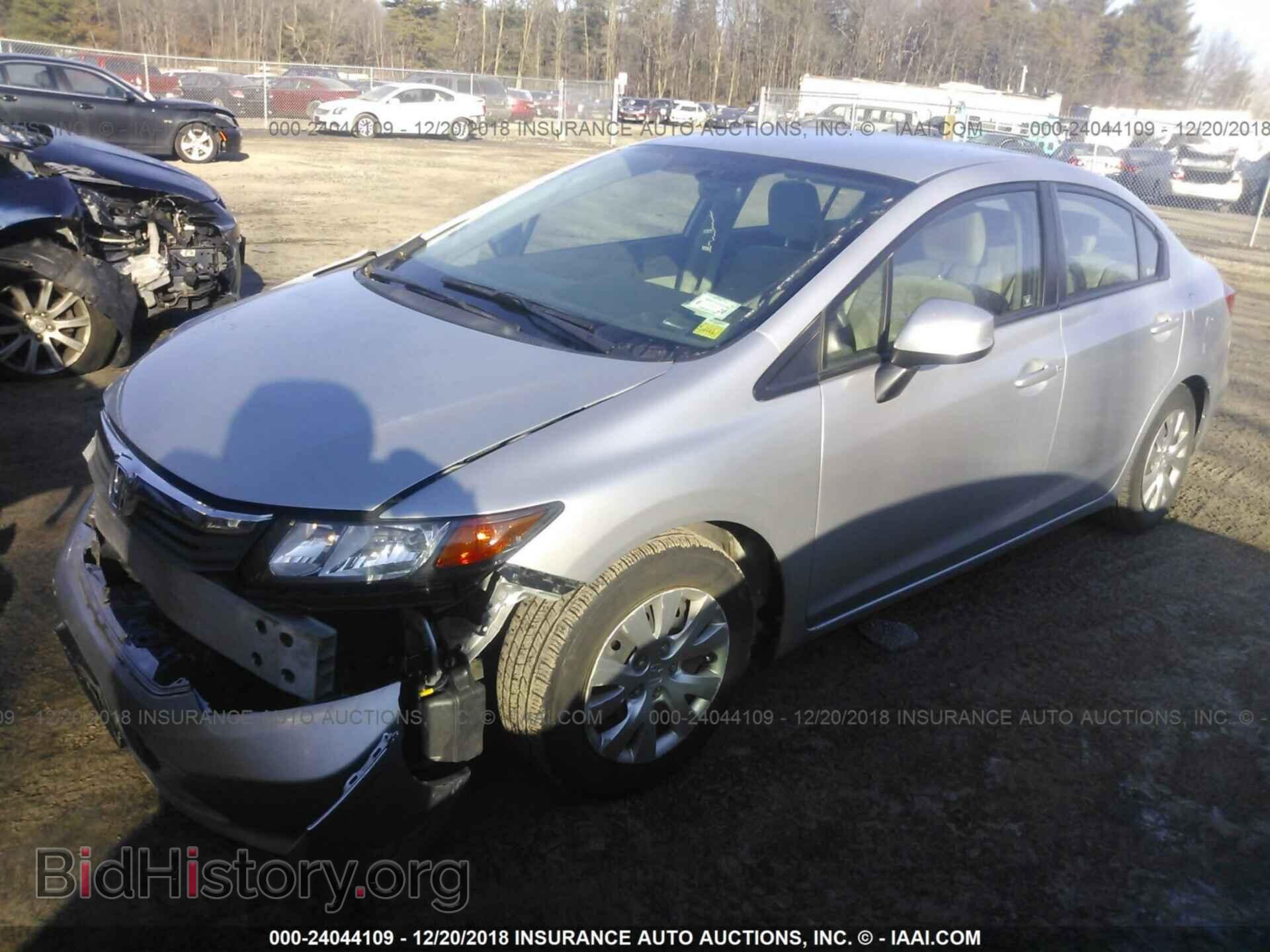 2012 HONDA CIVIC - VIN: 2HGFB2F52CH569050 - Photo 2