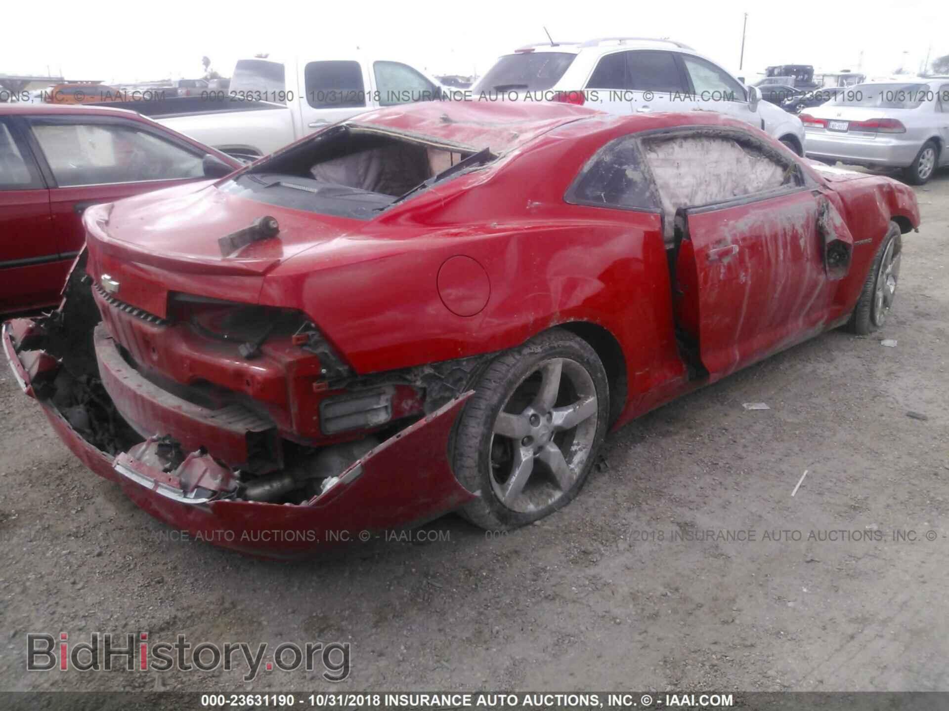 2012 CHEVROLET CAMARO - VIN: 2G1FB1E39C9178599 - Фото 4