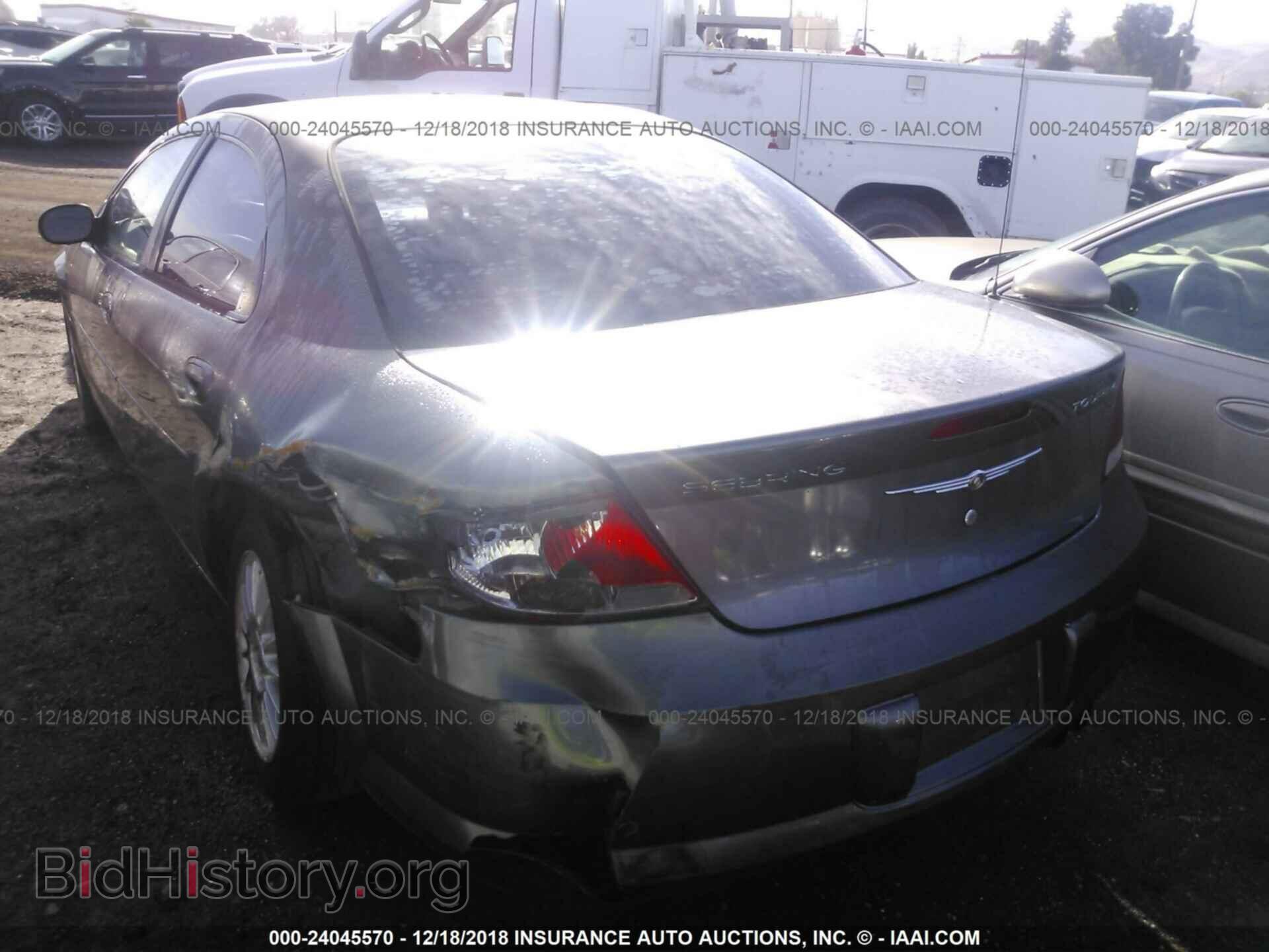 2005 CHRYSLER SEBRING - VIN: 1C3EL56R65N654953 - Фото 3